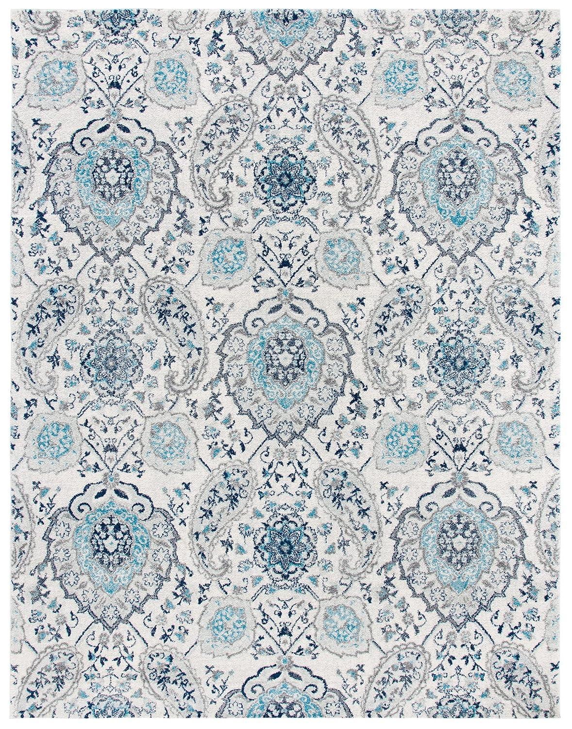 Madison MAD600 Power Loomed Indoor Area Rug - Cream/Light Grey - 12'x18' - Safavieh