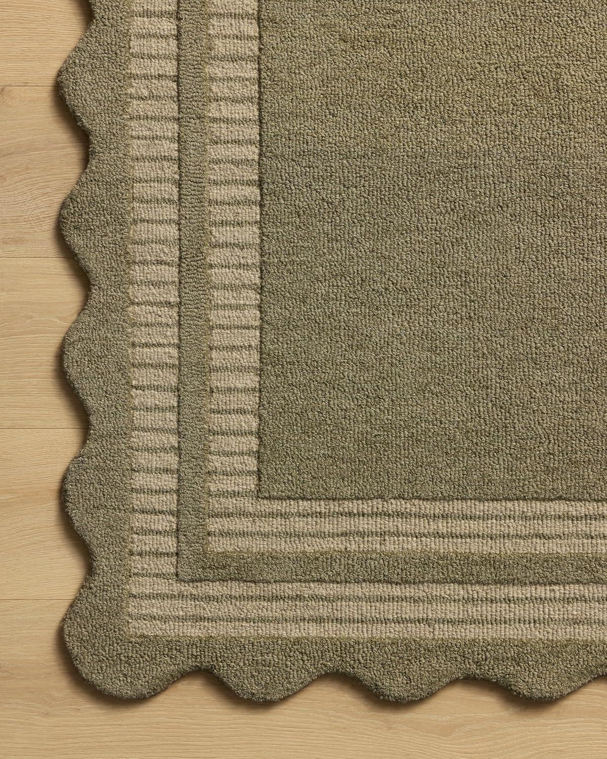 Chris Loves Julia x Loloi Scottie Olive / Pebble Area Rug