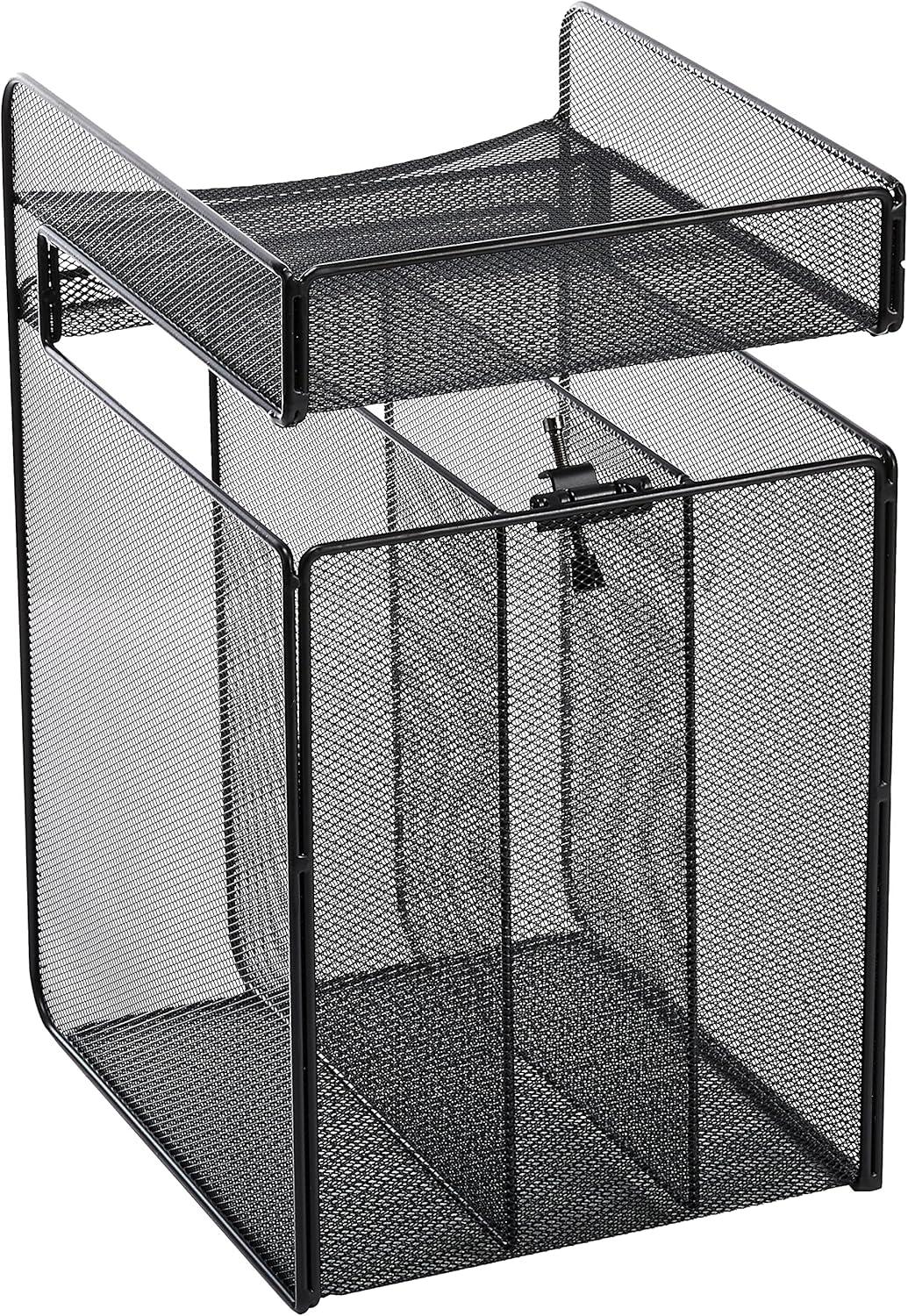 Onyx Mesh Vertical Hanging Supplies Organizer