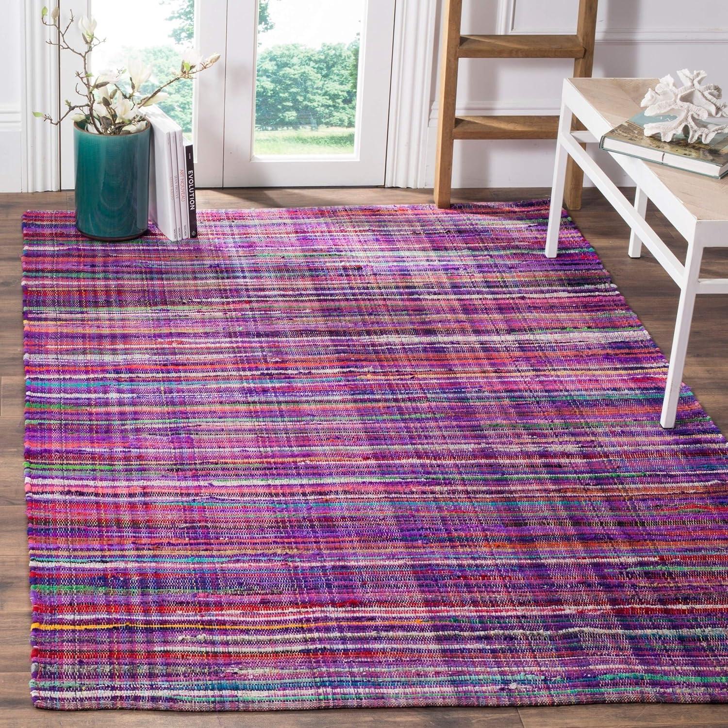 Rag Area Rug RAR240 Hand Woven Area Rug  - Safavieh