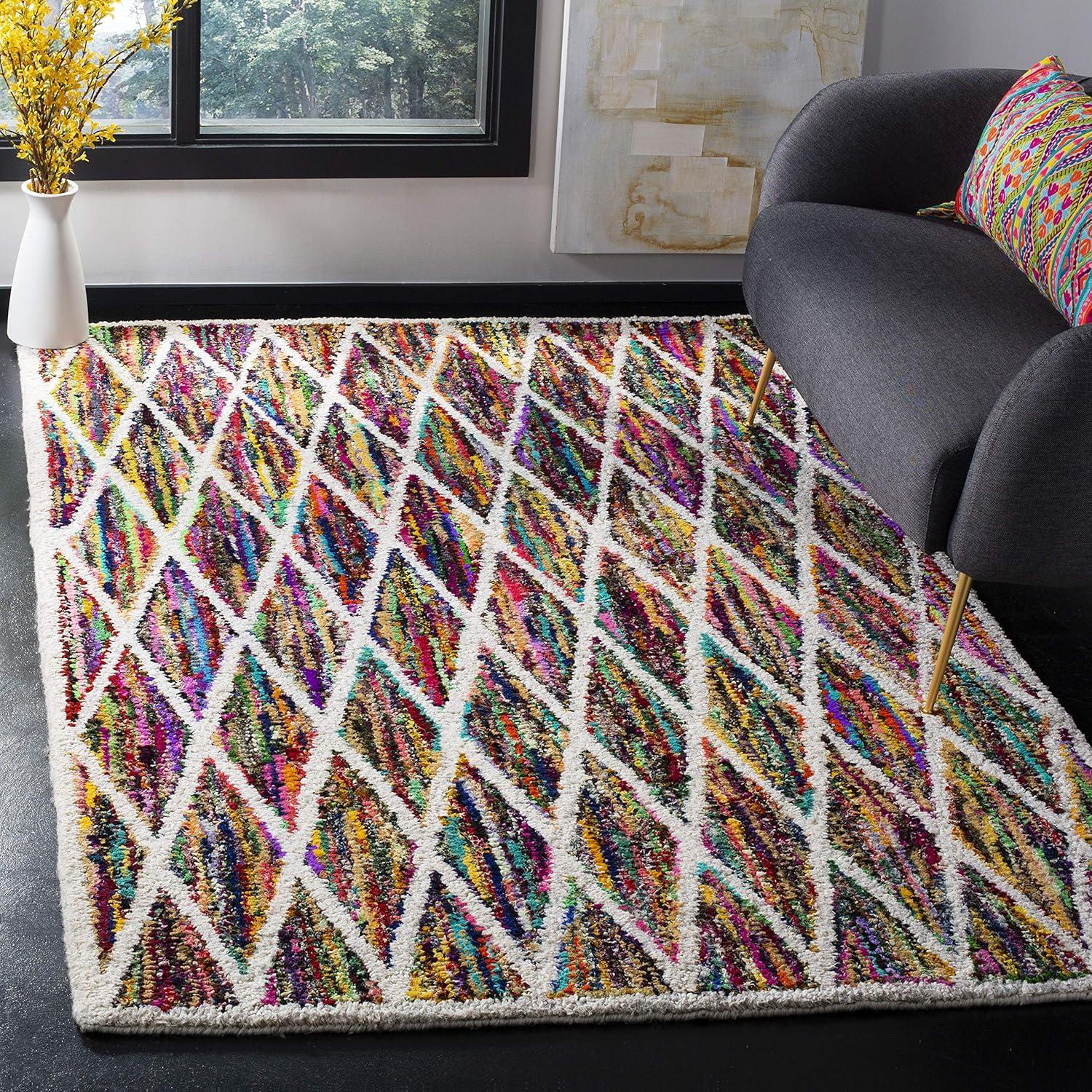 Nantucket NAN313 Hand Tufted Area Rug - Multi - 3'x5' - Safavieh.