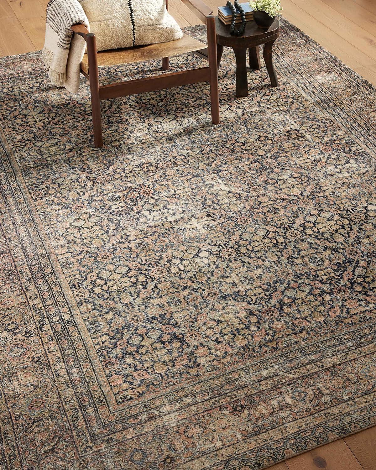 Amber Lewis x Loloi Morgan Denim/Multi Rug