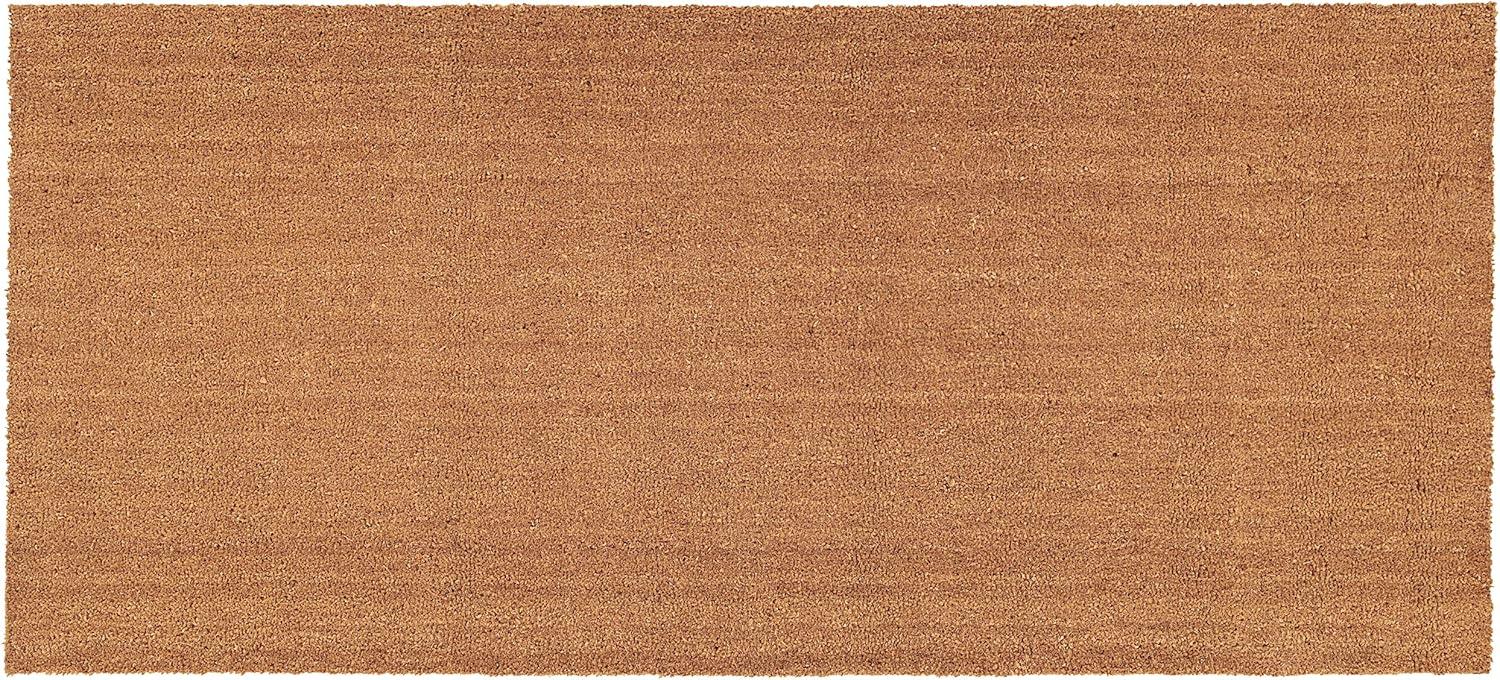 Calloway Mills Natural Coir & Vinyl Outdoor Doormat 2' x 4'