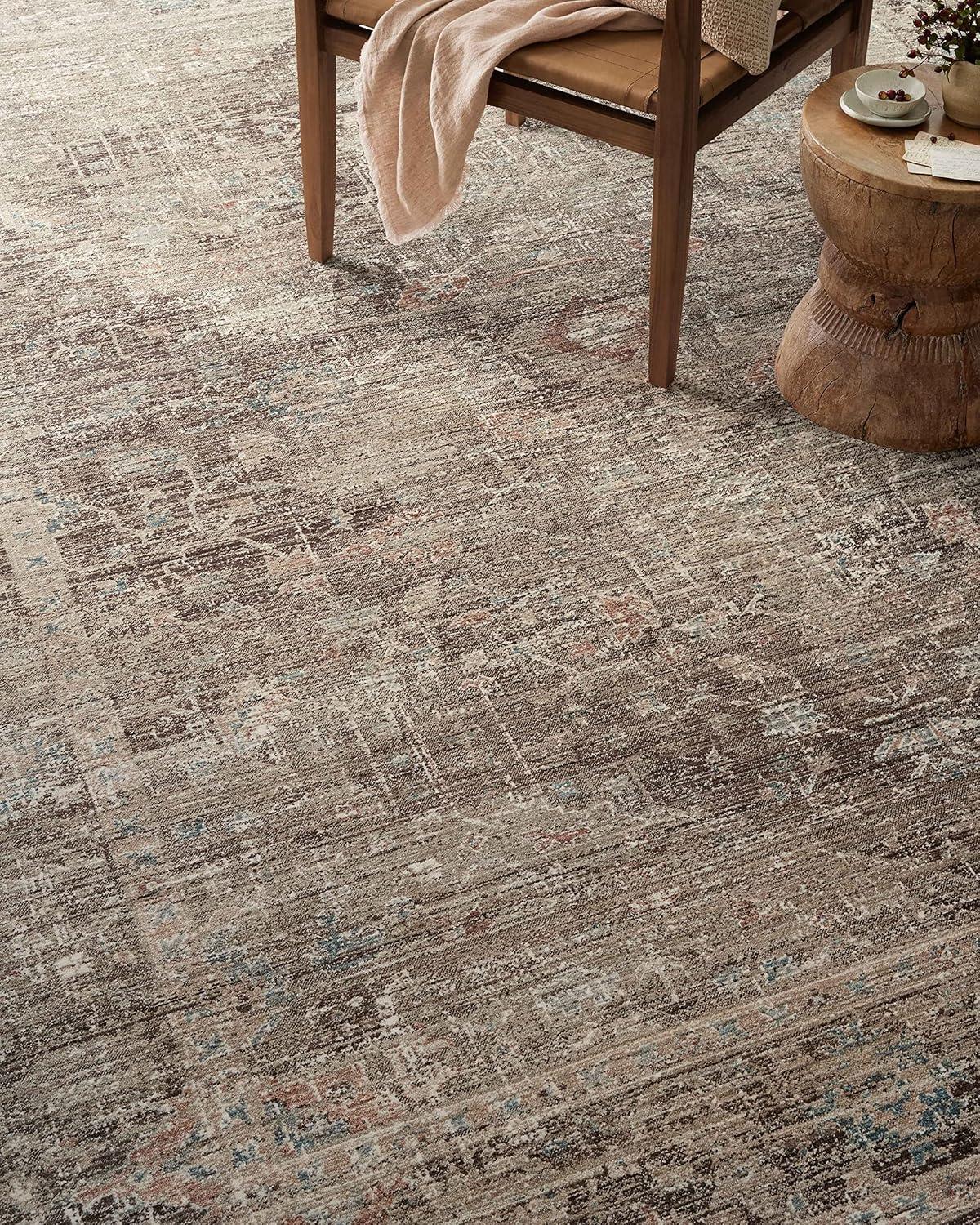 Magnolia Home By Joanna Gaines X Loloi Millie Charcoal / Dove Area Rug
