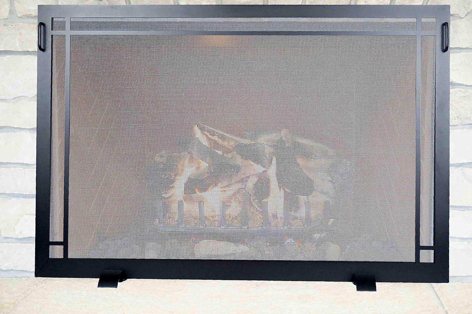 Hearth Craft 1 Panel Steel Fireplace Screen