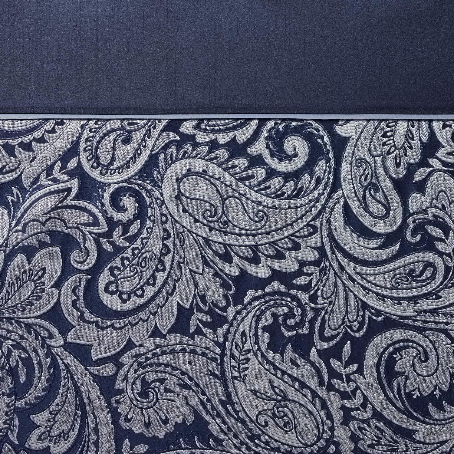 Madison Park Aubrey Paisley Jacquard Shower Curtain
