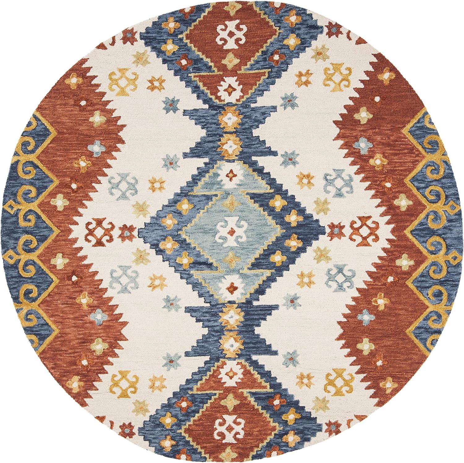 Union Rustic Deyoung Hand Tufted 0.8 Wool, 0.1 Cotton, 0.1 Latex Southwestern Rug