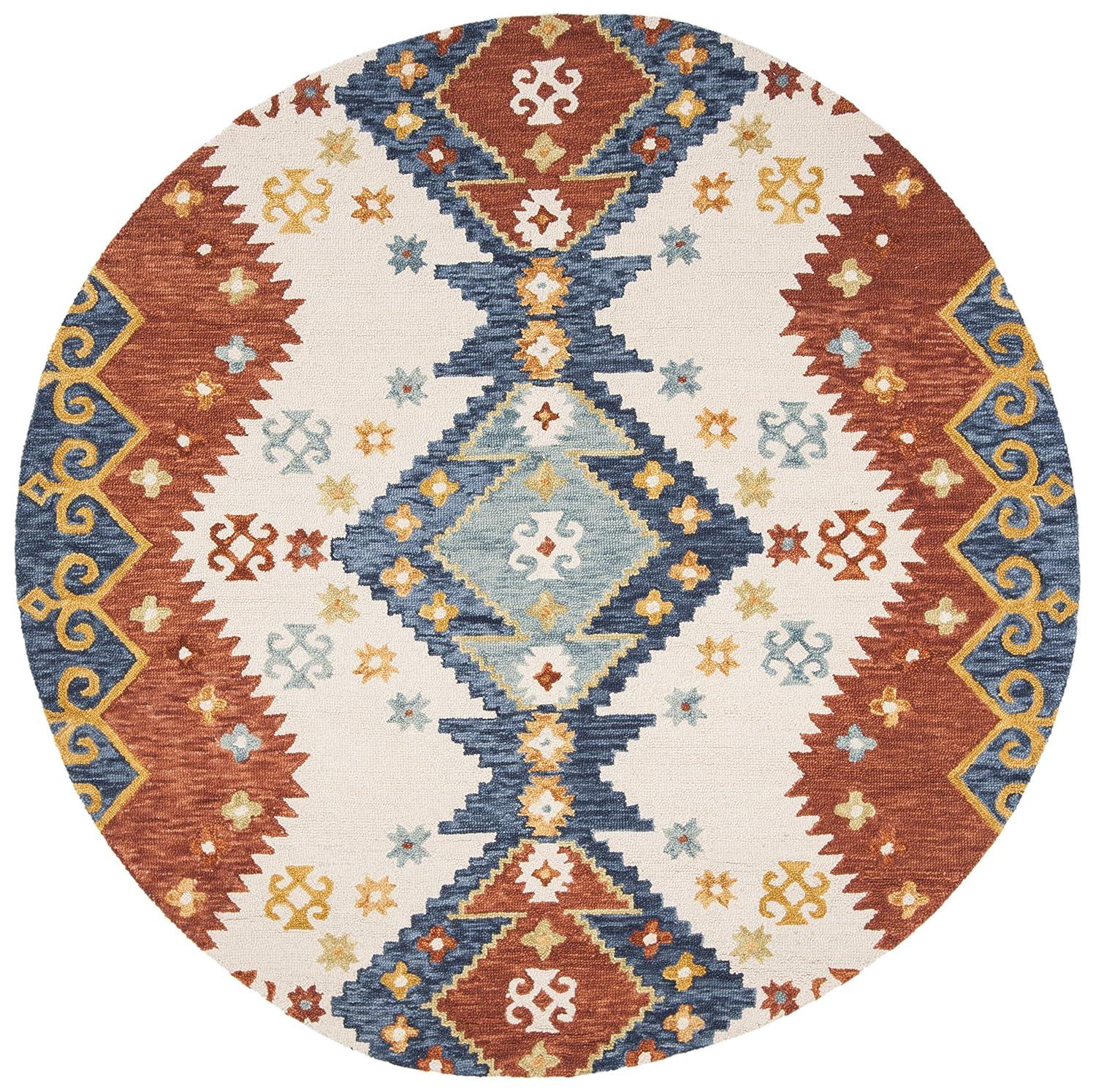 Union Rustic Deyoung Hand Tufted 0.8 Wool, 0.1 Cotton, 0.1 Latex Southwestern Rug