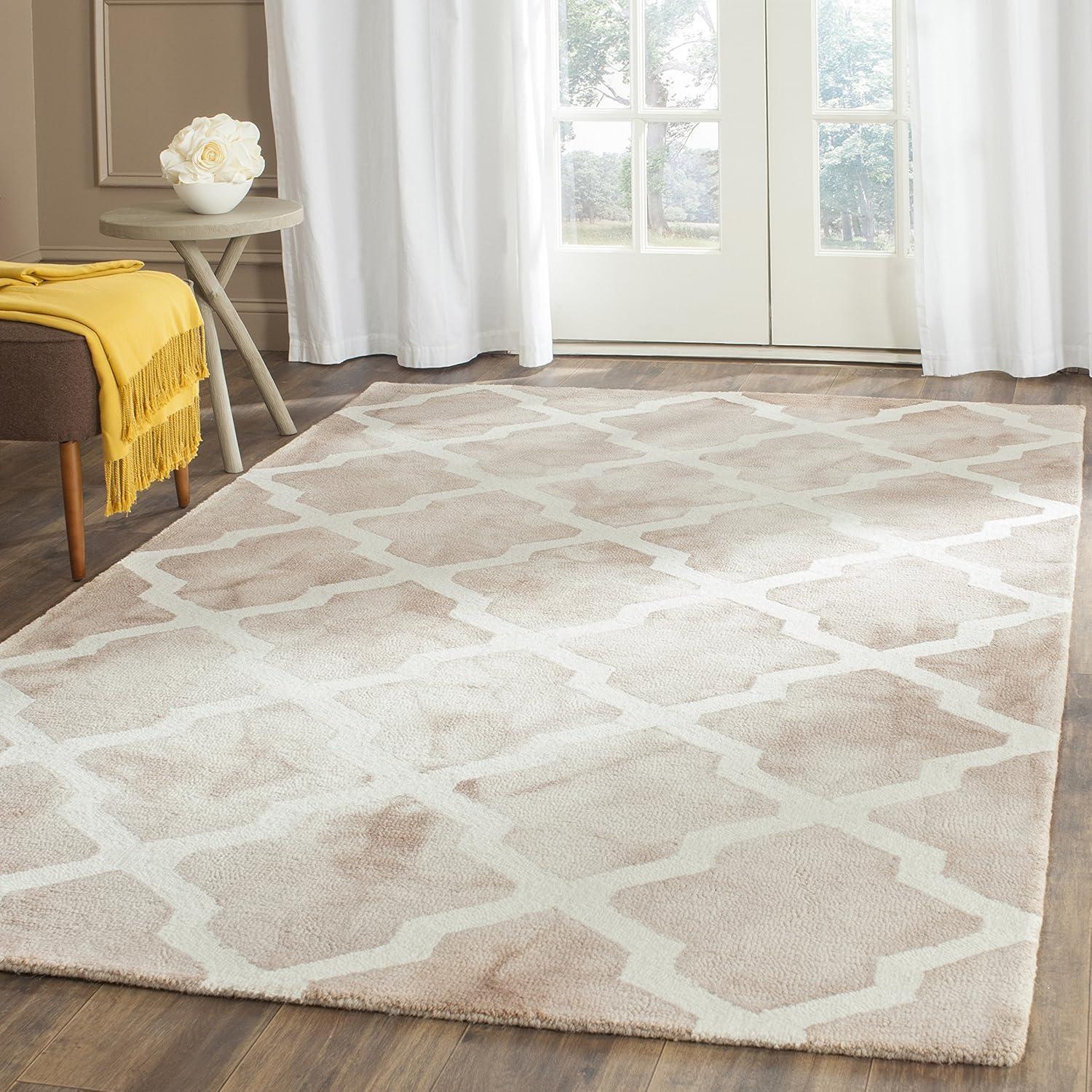 Dip Dye DDY540 Hand Tufted Indoor Accent Rug - Beige/Ivory - 3'x5' - Safavieh