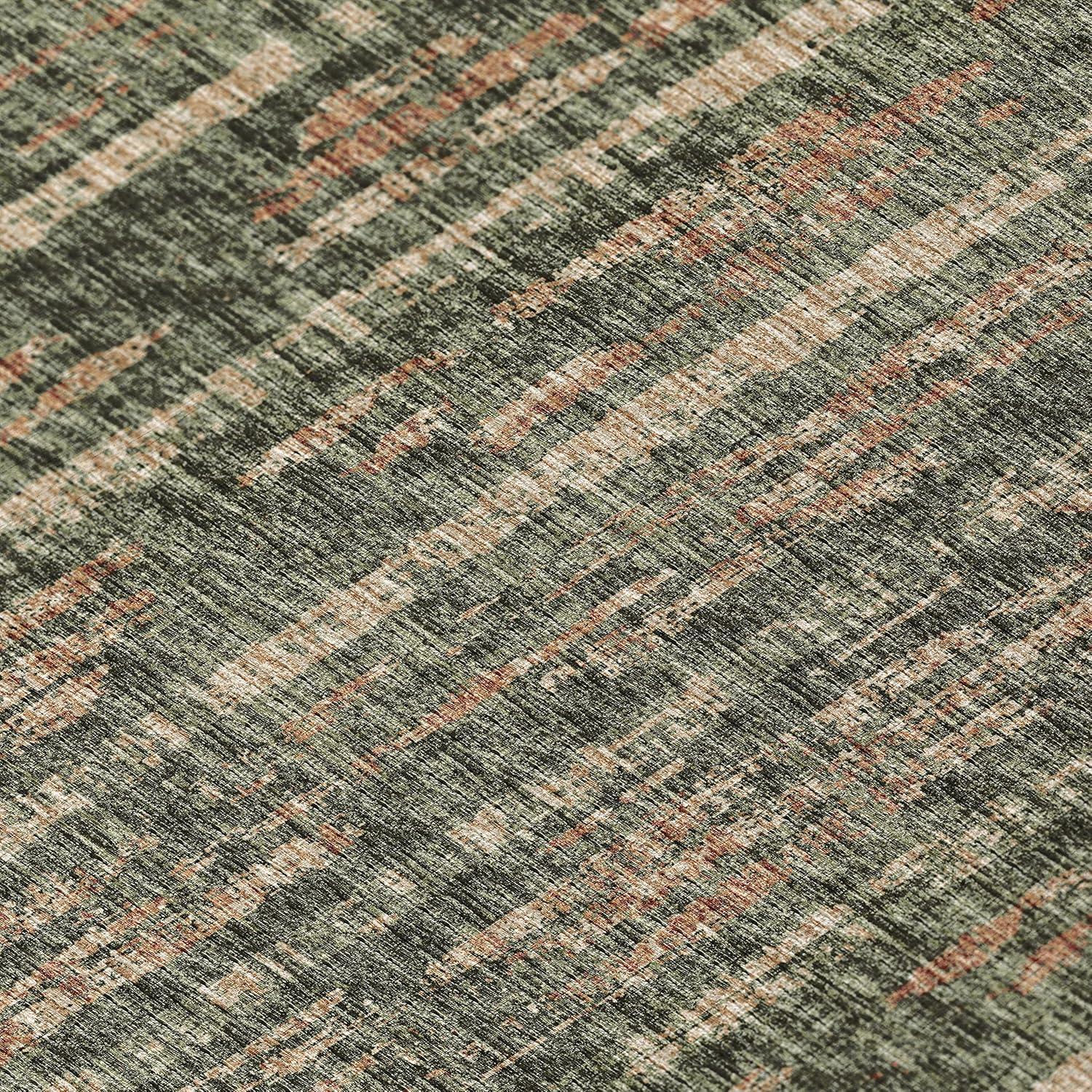 Chenille Abstract Rug