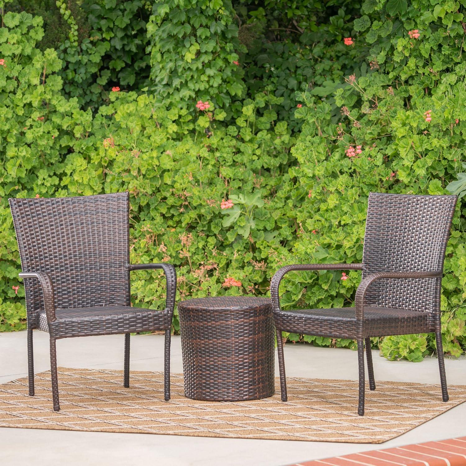 Wrought Studio™ Ault 3 Piece Conversation Set with Cushions