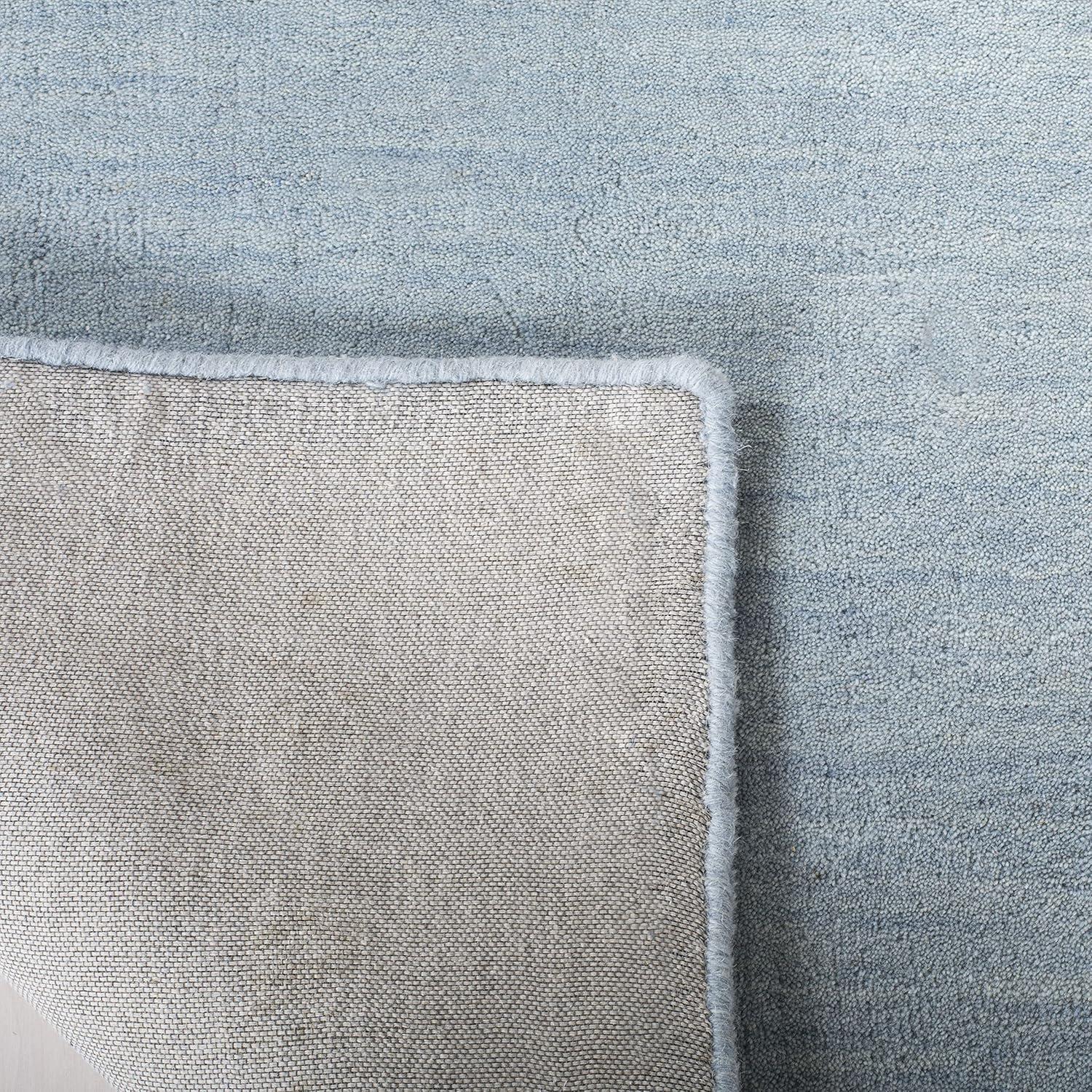 Safavieh Kids SFK802 Hand Loomed Indoor Area Rug - Blue/Ivory - 5'x5' - Safavieh