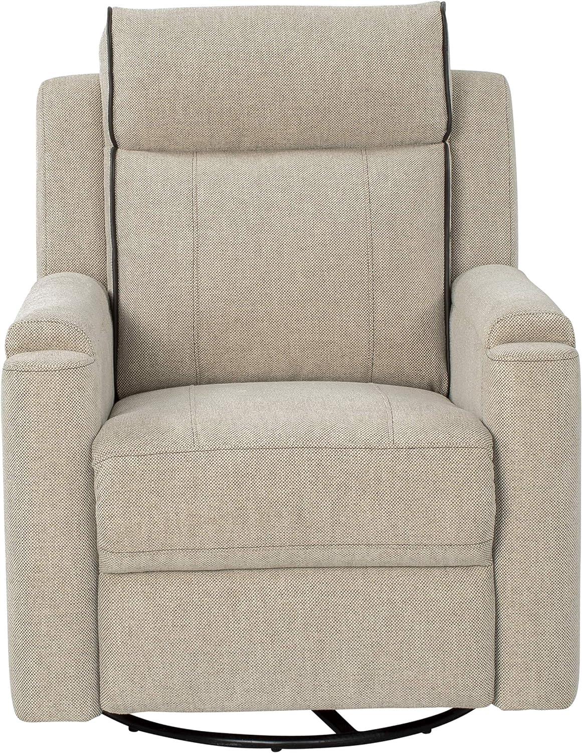 Thomas Payne RV Swivel Glide Recliner - Norlina - Luxurious, Comfortable RV Recliner - Easy-to-Clean PolyHyde Vinyl Fabric - High-Density Foam Interior for Extra Comfort - 2020129856