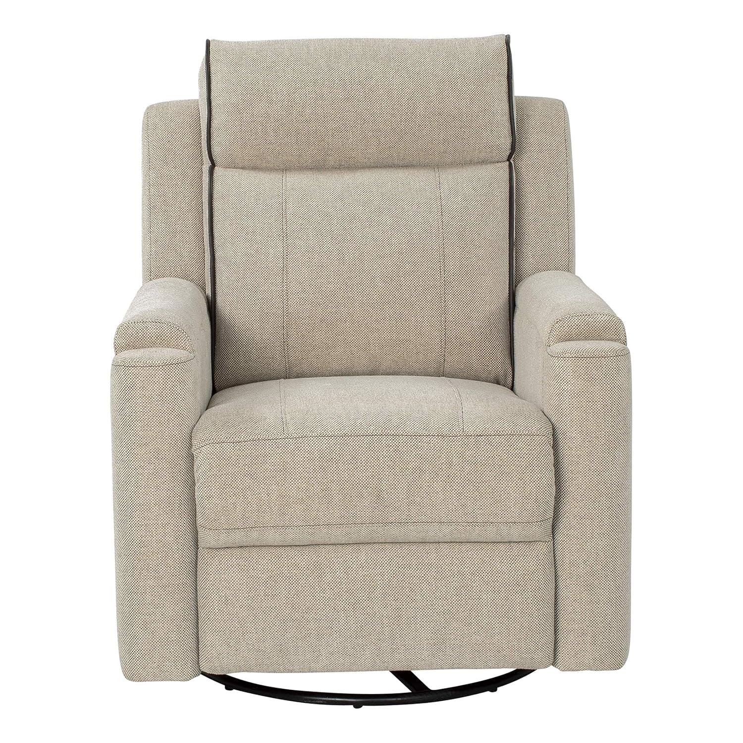 Thomas Payne RV Swivel Glide Recliner - Norlina - Luxurious, Comfortable RV Recliner - Easy-to-Clean PolyHyde Vinyl Fabric - High-Density Foam Interior for Extra Comfort - 2020129856