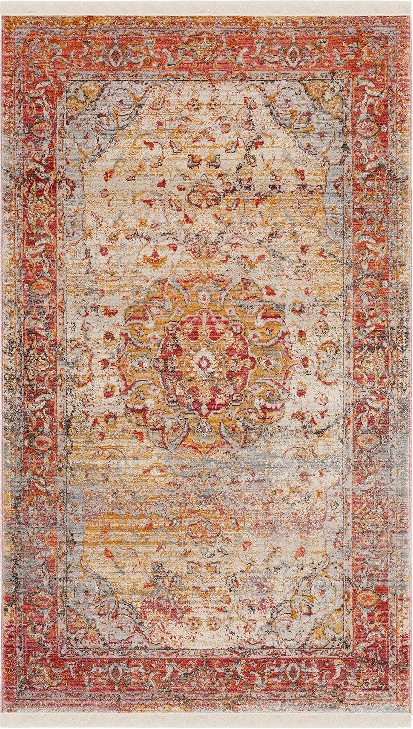 Vintage Persian VTP435 Power Loomed Area Rug  - Safavieh