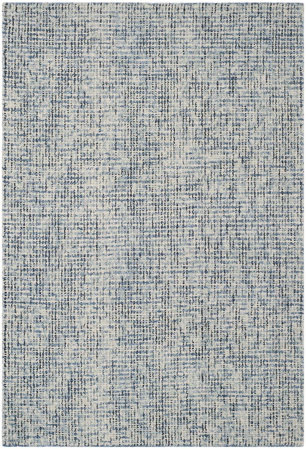 Abstract ABT468 Handmade Indoor Accent Rug - Blue/Charcoal - 2'-3"x4' - Safavieh