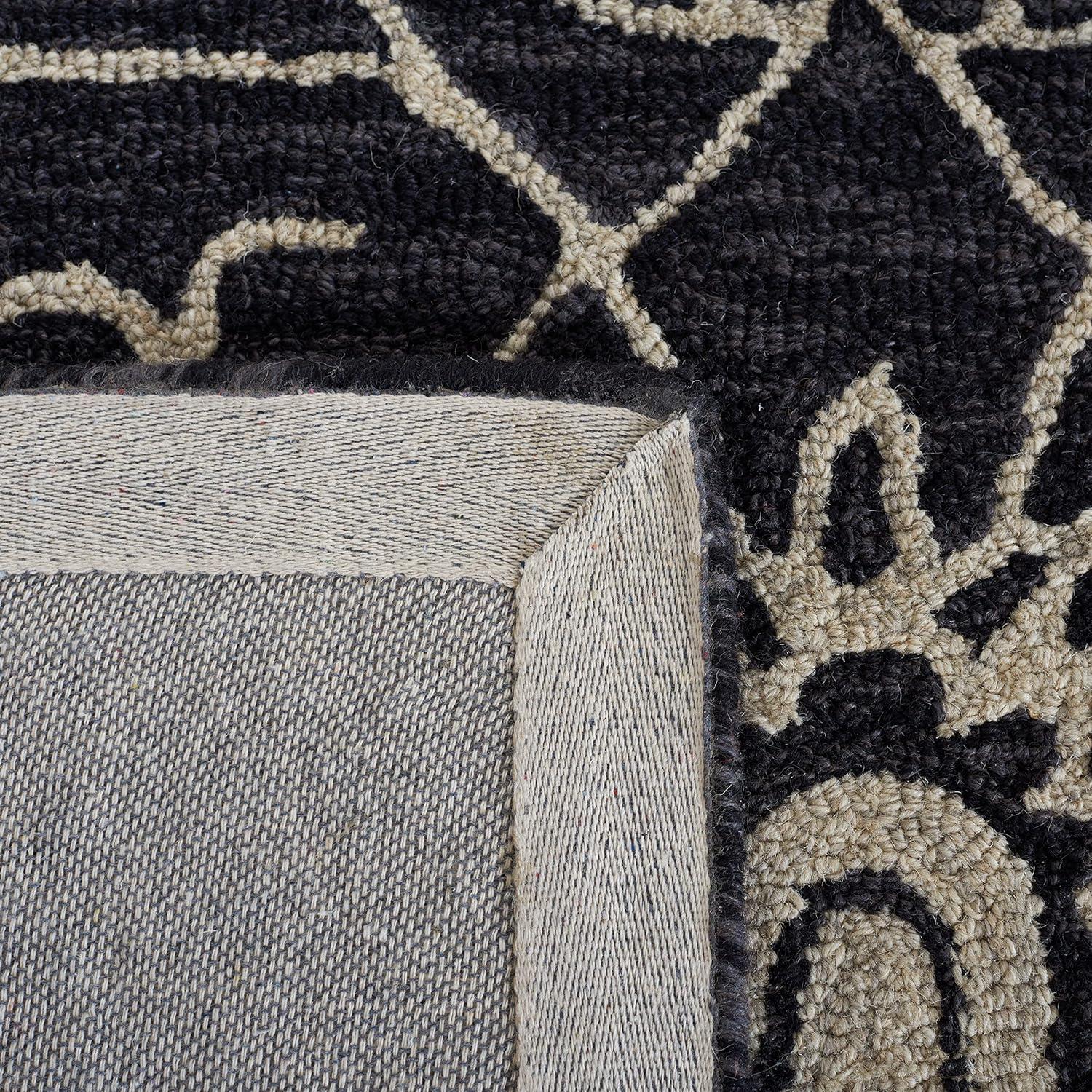 Jardin JAR601 Hand Tufted Accent Rug - Navy/Ivory - 3'x5' - Safavieh