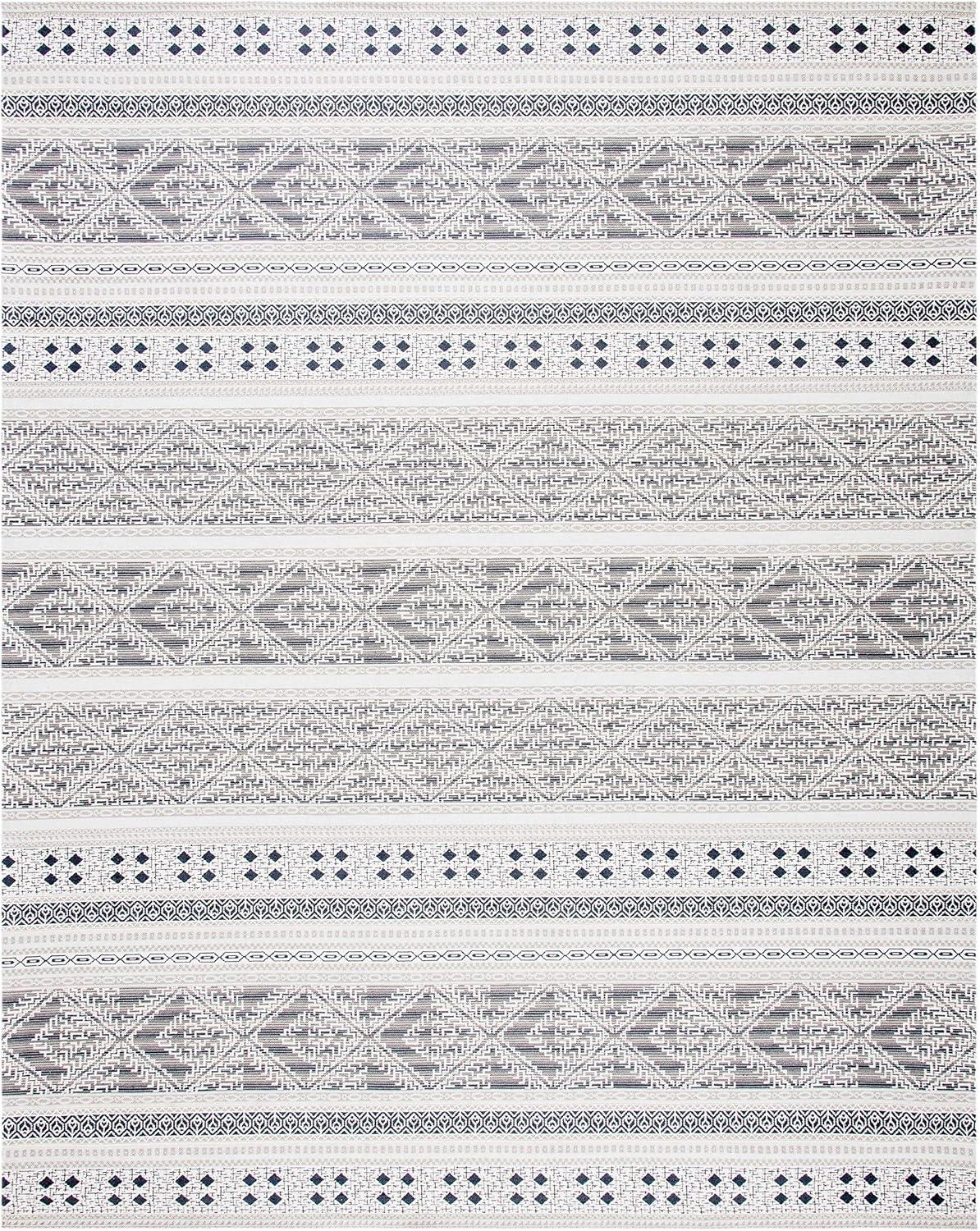 Classic Vintage CLV717 Hand Woven Area Rug - Grey - 6'x9' - Safavieh.