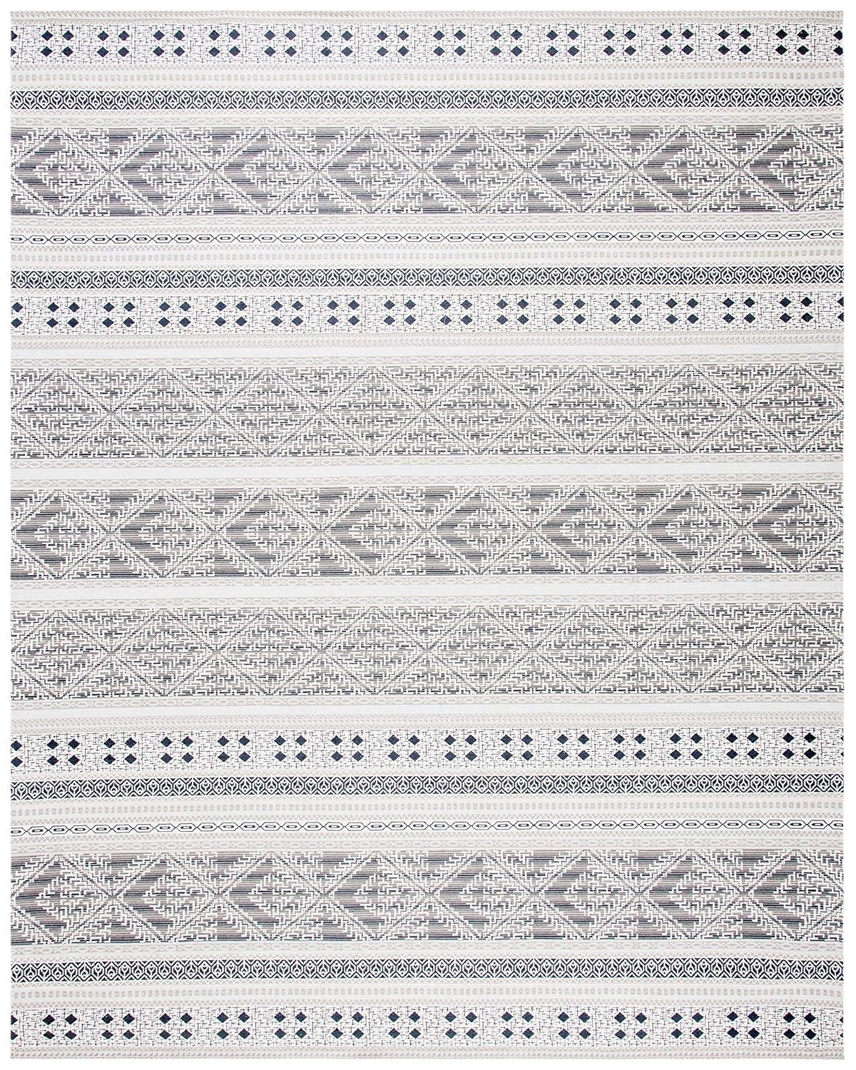 Classic Vintage CLV717 Hand Woven Area Rug - Grey - 6'x9' - Safavieh.