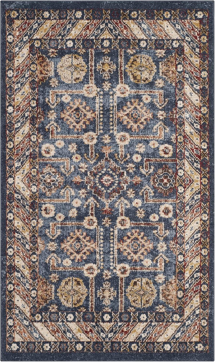 SAFAVIEH Bijar Johann Oriental Area Rug, Royal/Ivory, 3' x 5'