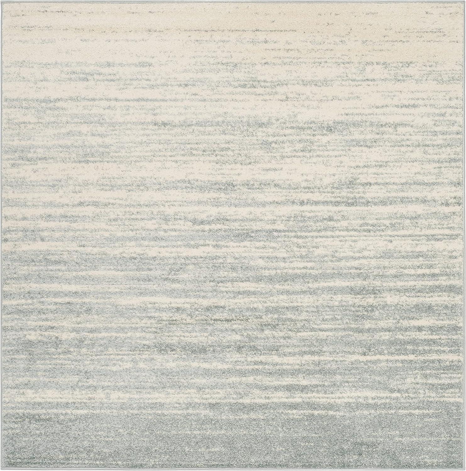 Adirondack ADR113 Machine Made Indoor Accent Rug - Slate/Cream - 3'x5' - Safavieh