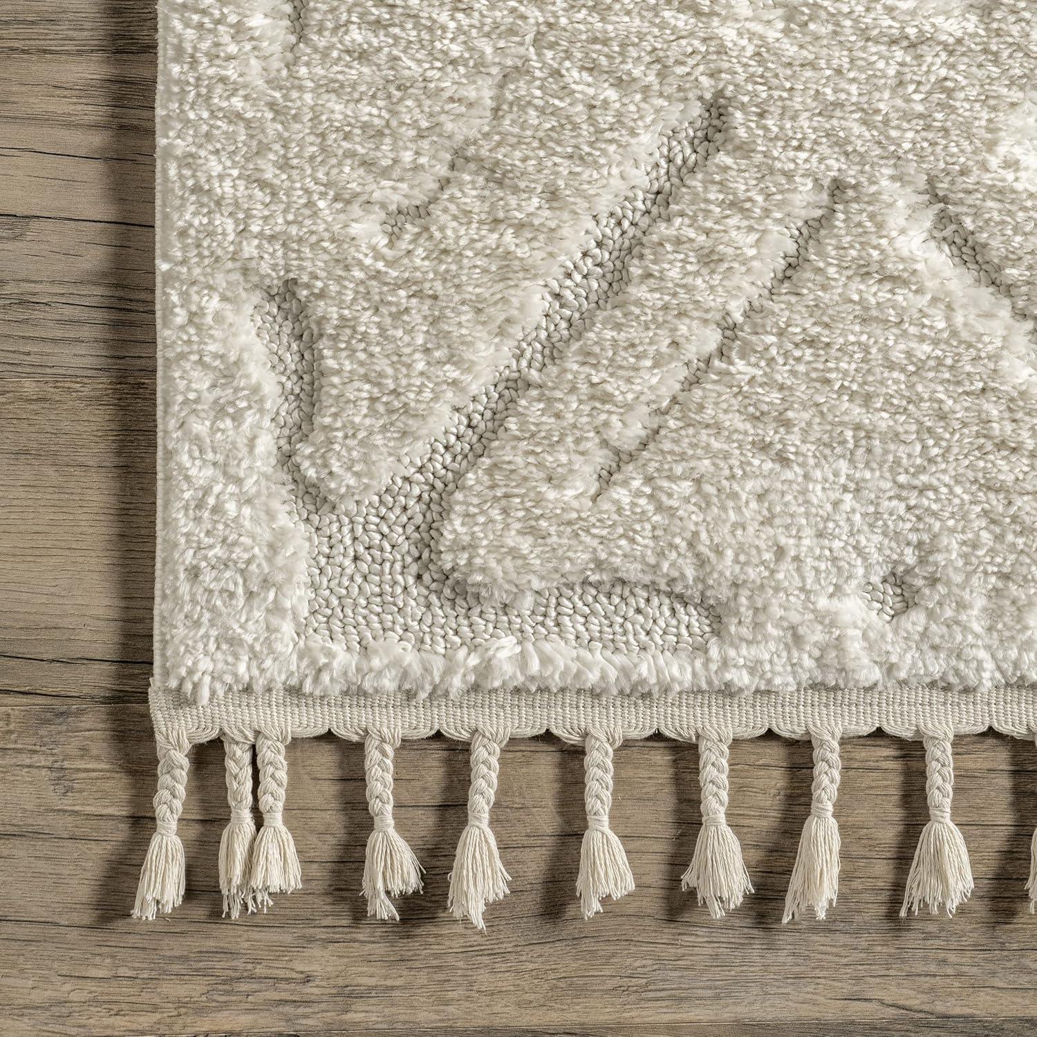 Nuloom Freja Floral & Paisley 9x12 Indoor Area Rug for Living Room Bedroom Dining Room Kitchen, Beige/Ivory