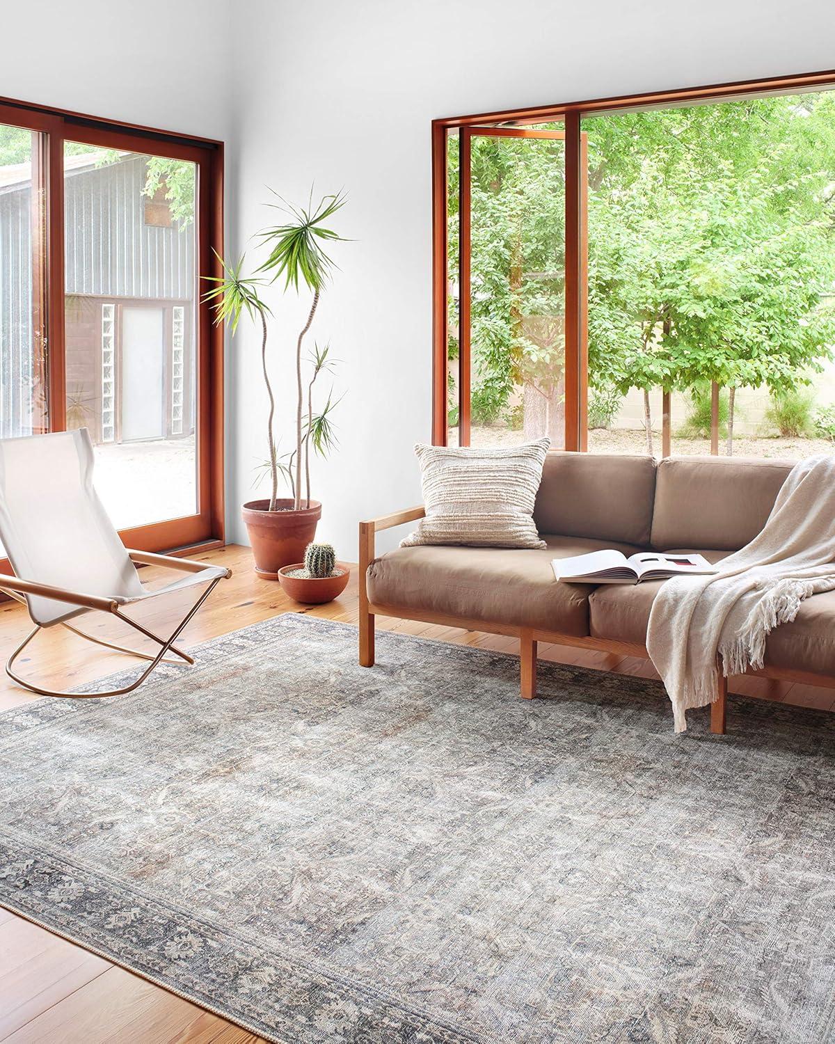 Loloi II Wynter WYN-07 Grey / Charcoal Oriental Area Rug 2'-3" x 3'-9"