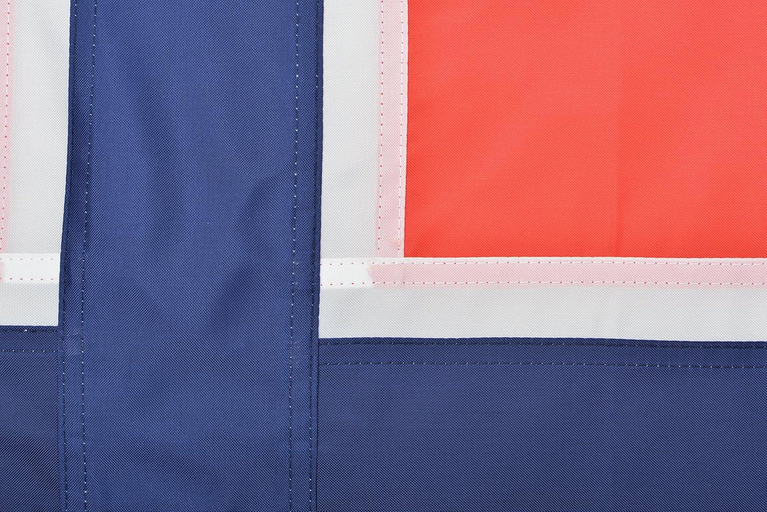 Norwegian Flag 2' x 3' Red and Blue Nylon Outdoor Banner