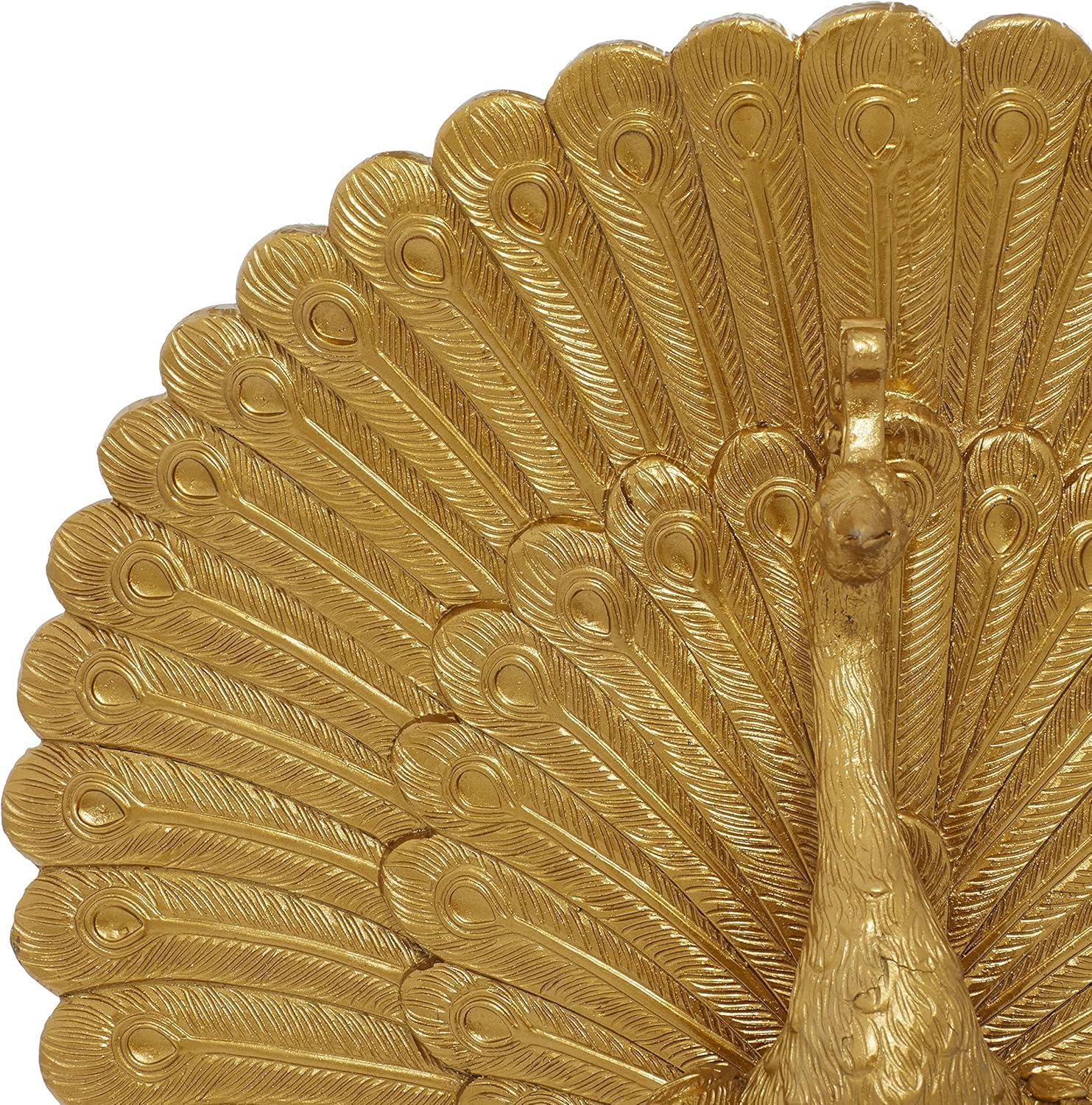 DecMode Gold Polystone Glam Sculpture