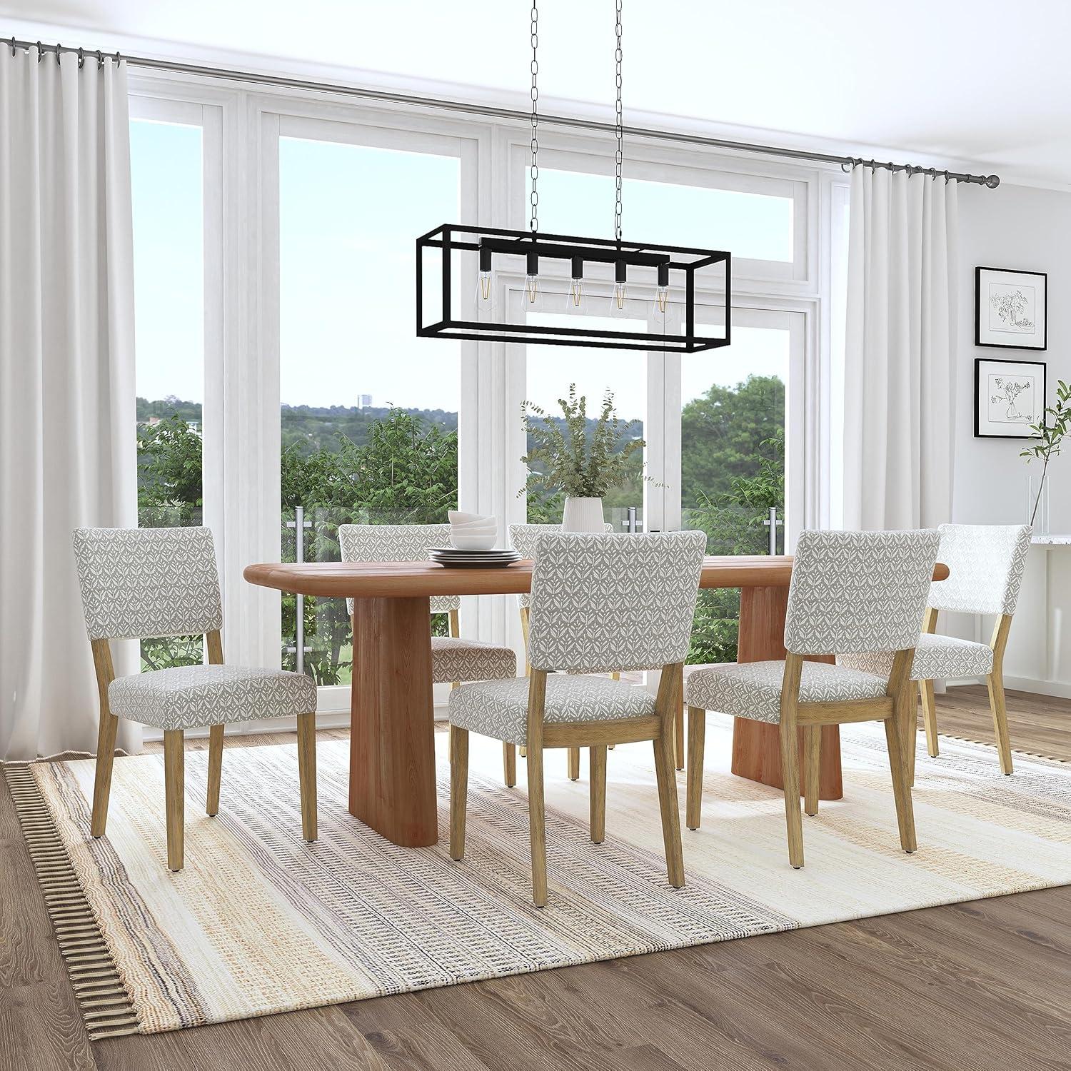 Set of 2 Open Back Dining Chairs - HomePop