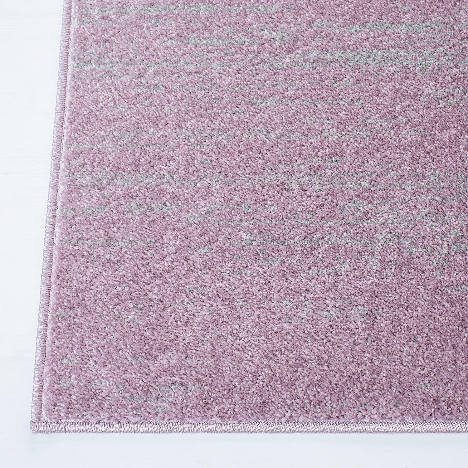 Adirondack ADR113 Machine Made Indoor Area Rug - Purple/Green - 6'-7"x6'-7" - Safavieh
