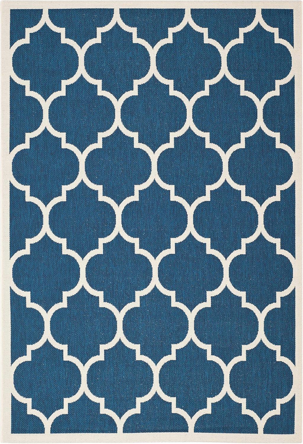 Courtyard Performance Geometric Rug