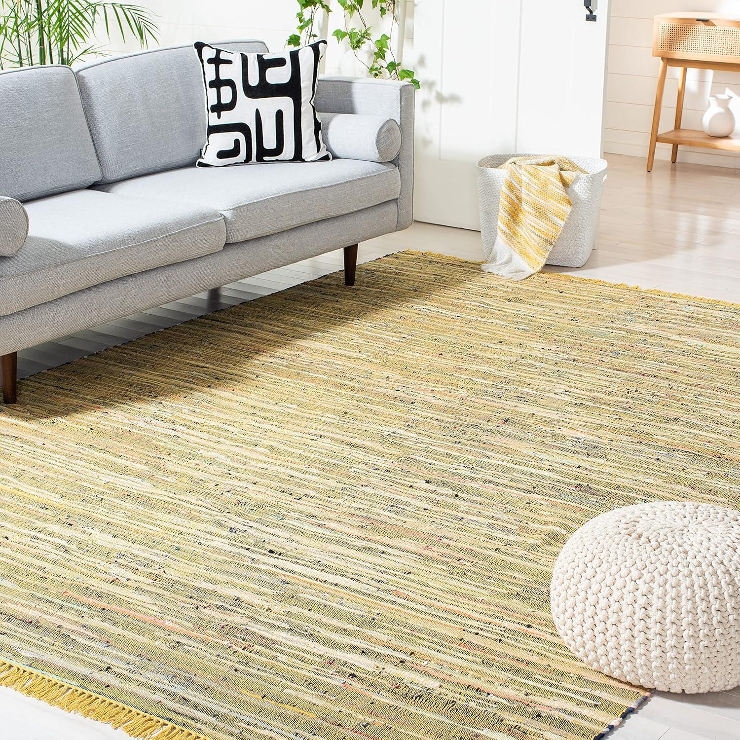 Rag Area Rug RAR121 Hand Woven Area Rug  - Safavieh