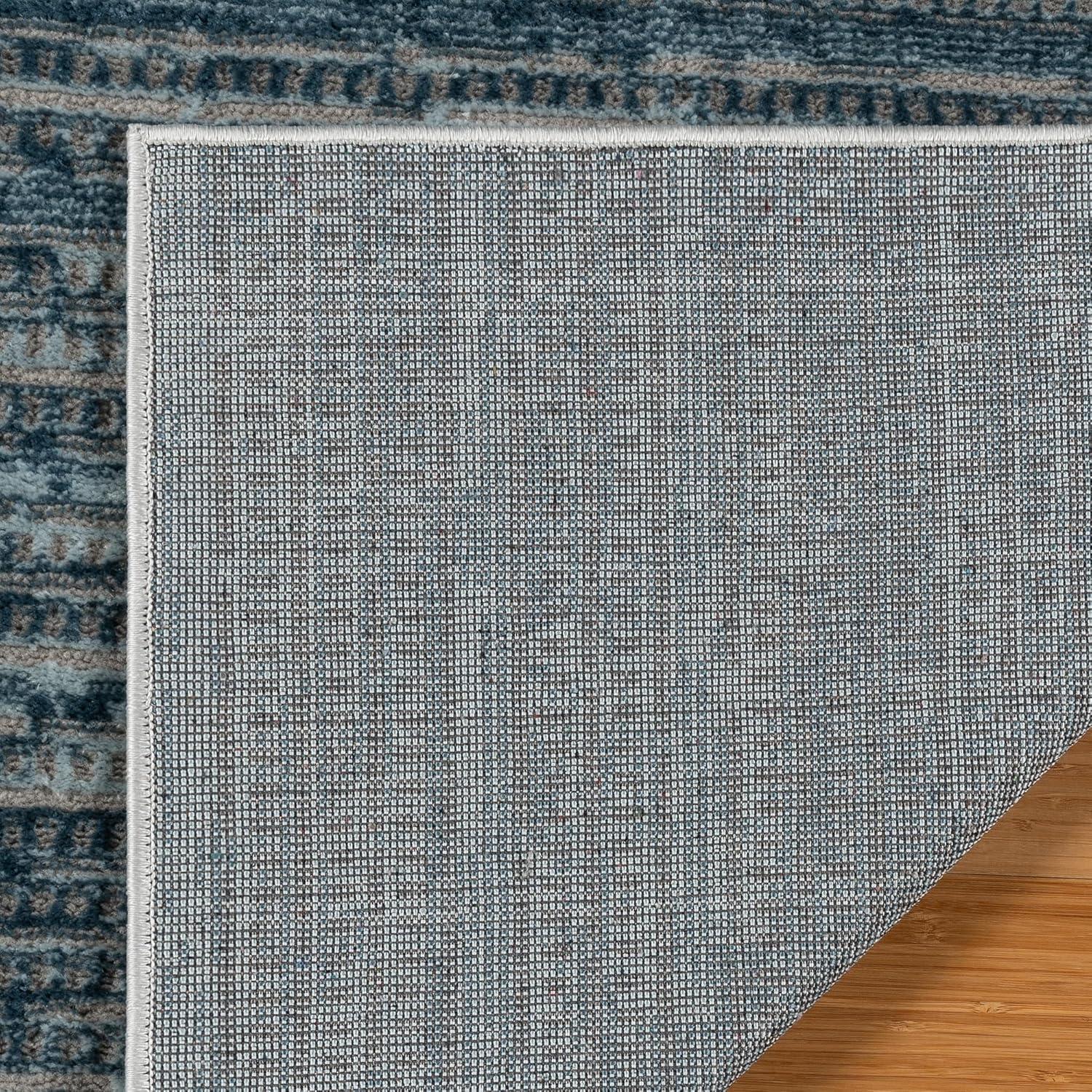 Gertmenian Missha Dario Modern Striped Polyester Indoor Area Rug