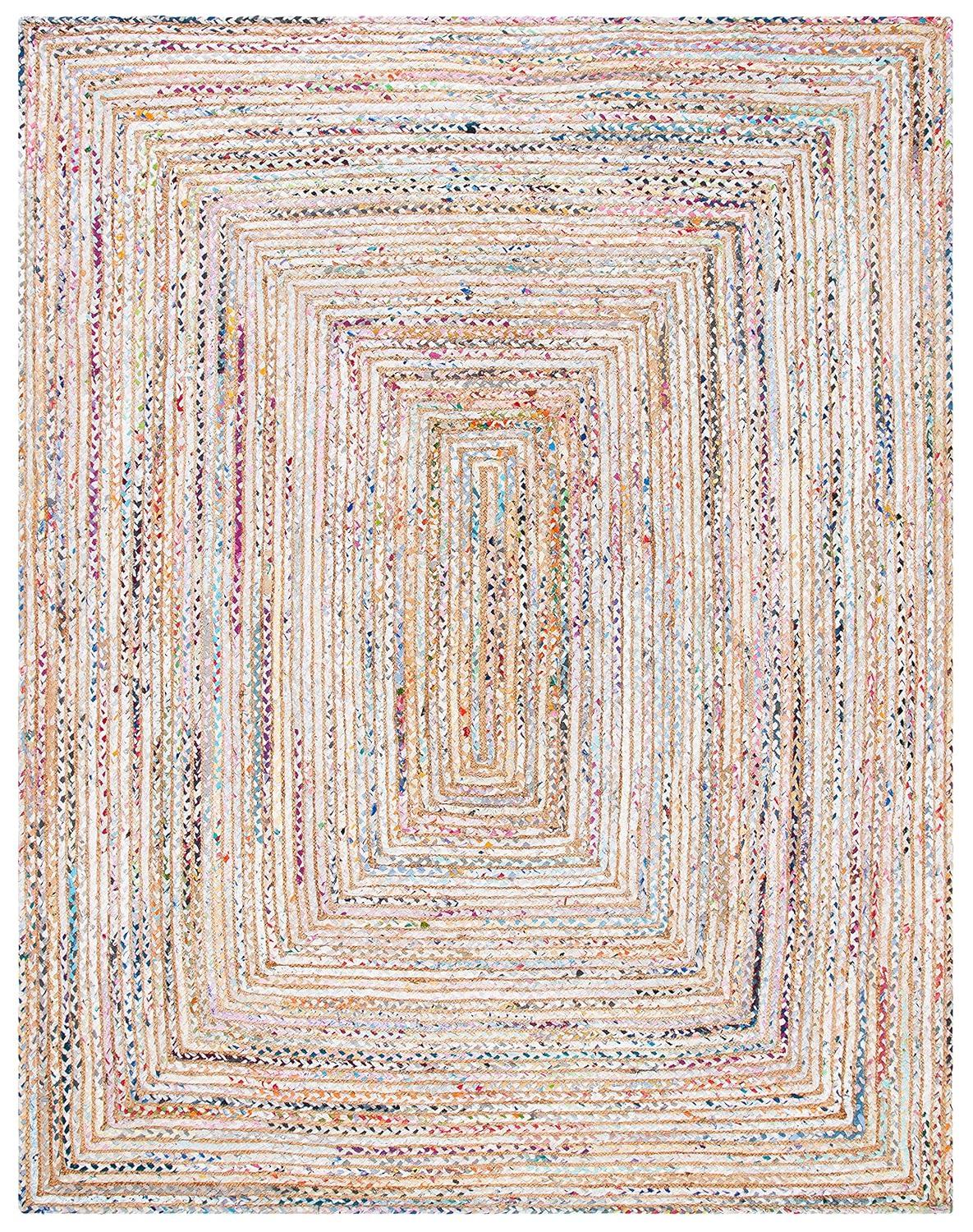Cape Cod CAP202 Woven Indoor Area Rug - Beige/Multi - 10'x14' - Safavieh