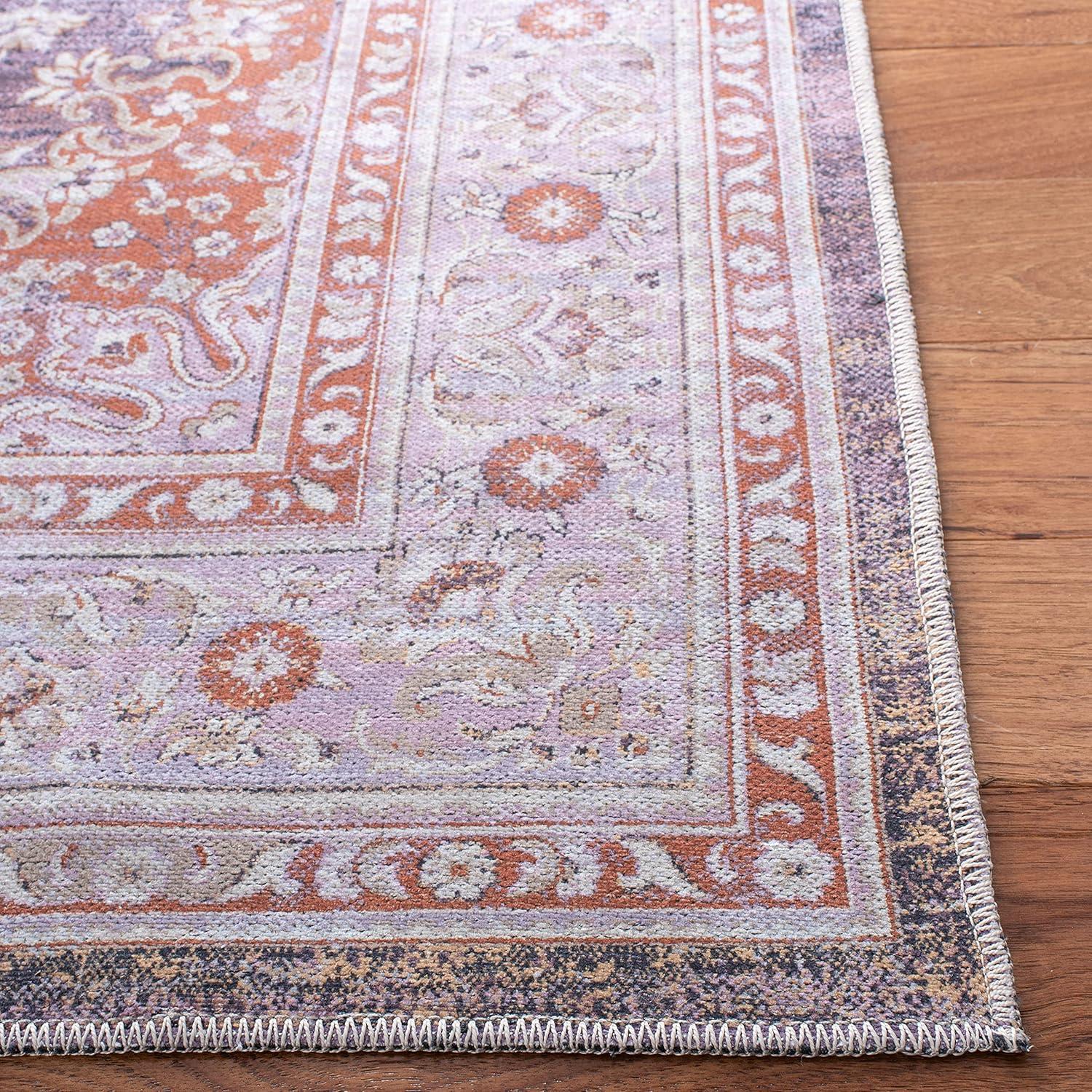 Serapi SEP550 Power Loomed Machine Washable Skid-Resistant Indoor Area Rug - Grey/Light Grey - 5'3"x8' - Safavieh