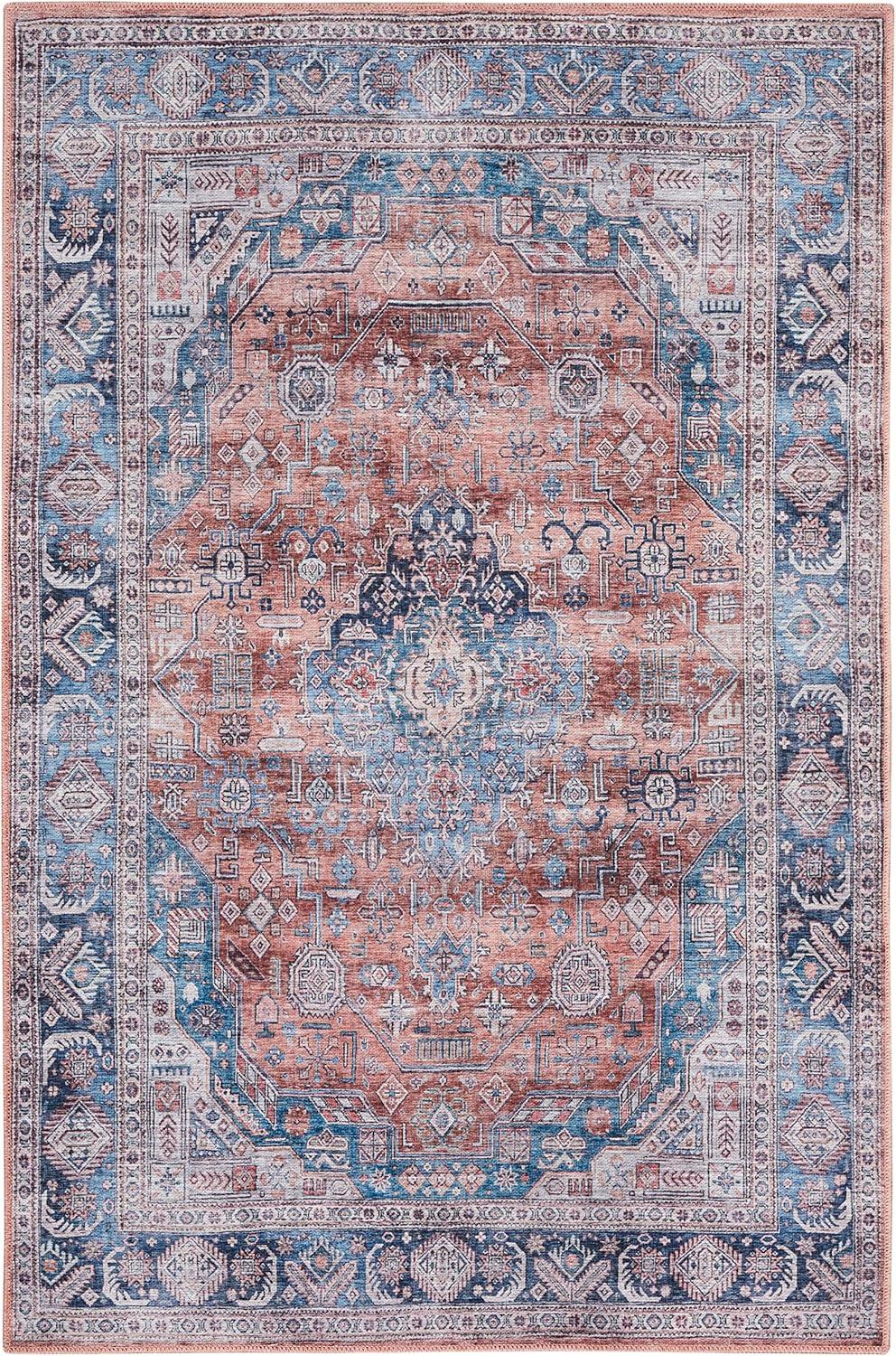 Nourison Washable Brilliance Vintage Medallion Indoor Rug