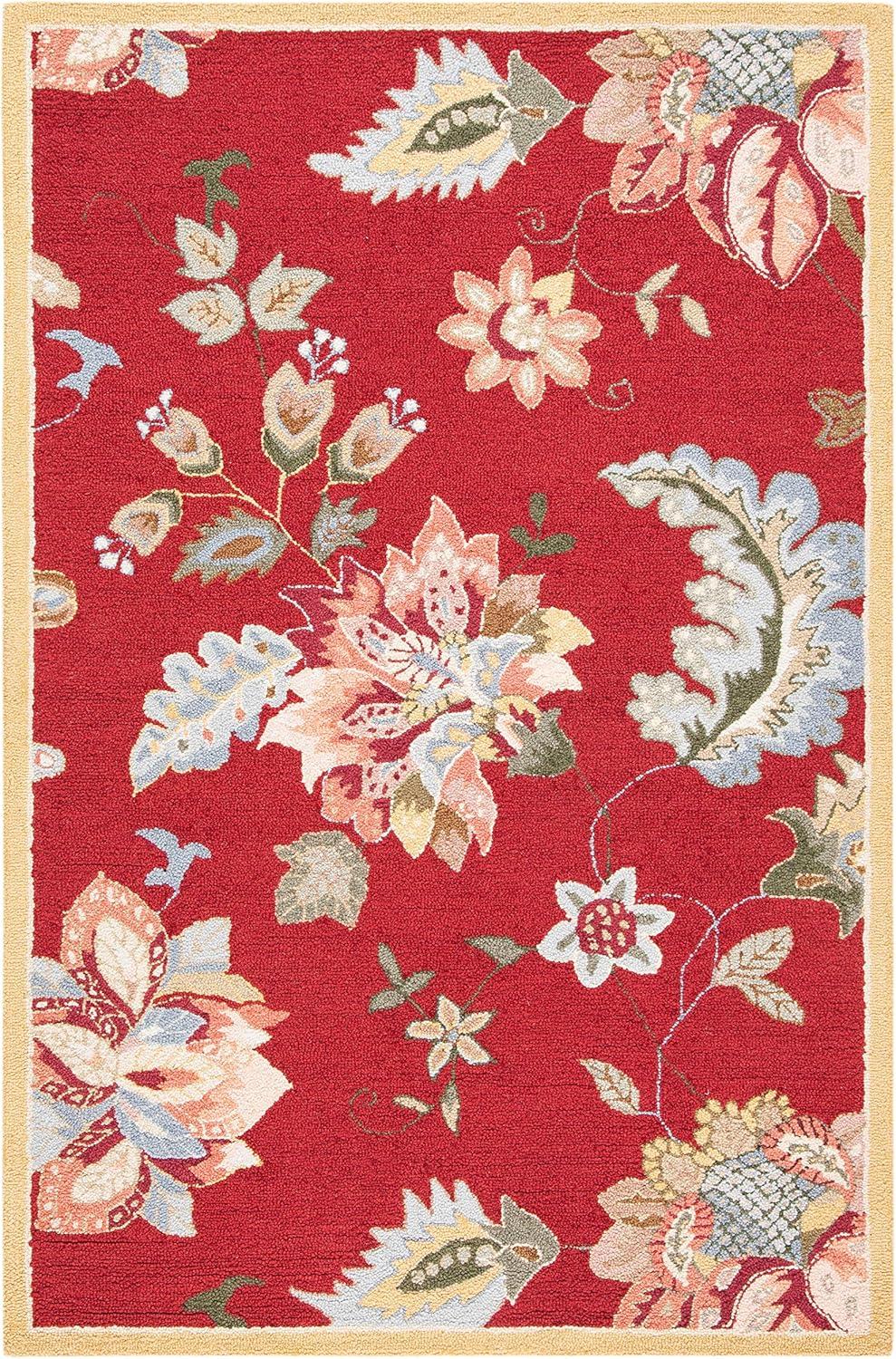 Chelsea Hand Hooked Wool Floral Rug