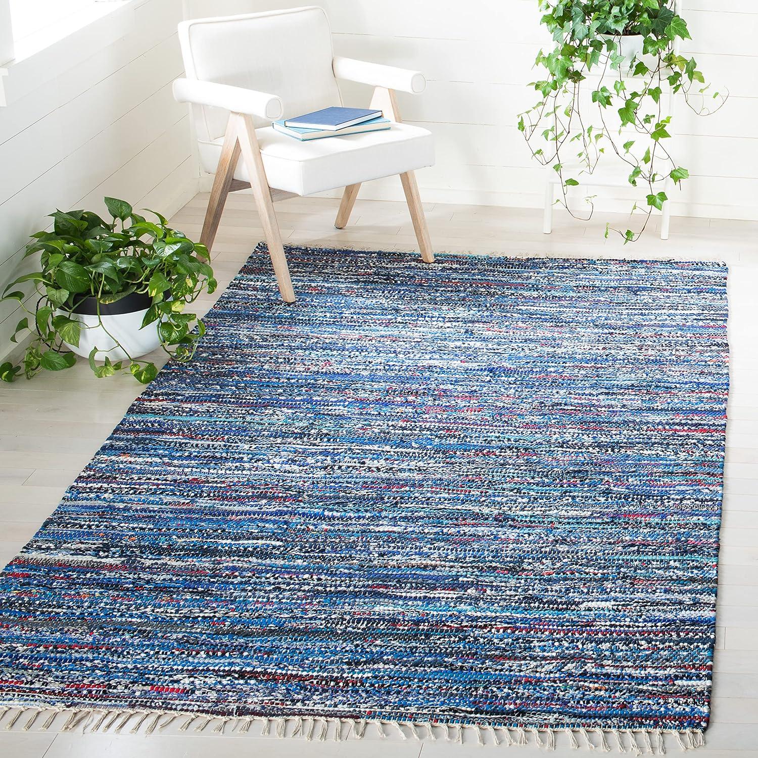 Rag Area Rug RAR128 Hand Woven Area Rug  - Safavieh