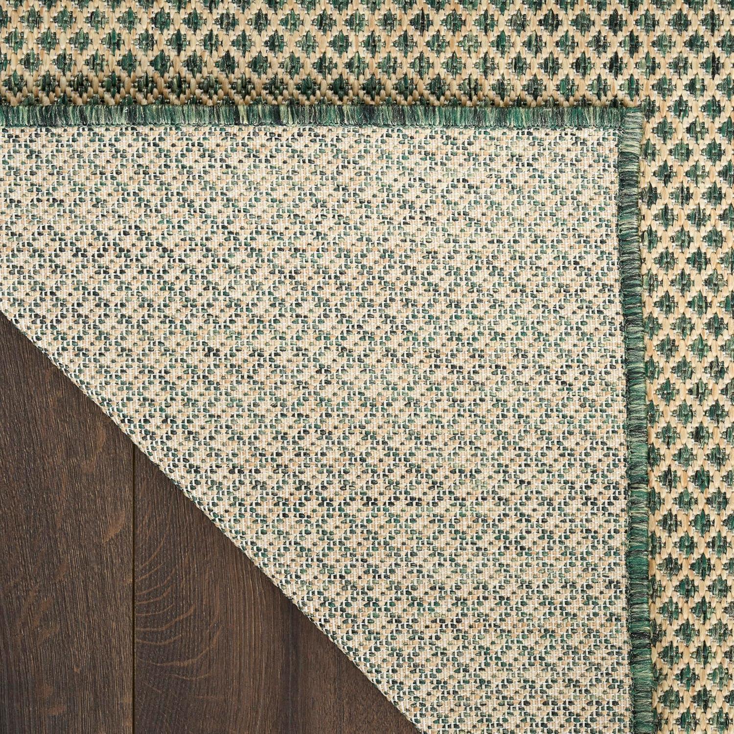 Hartigan Green Modern Indoor/Outdoor Rug