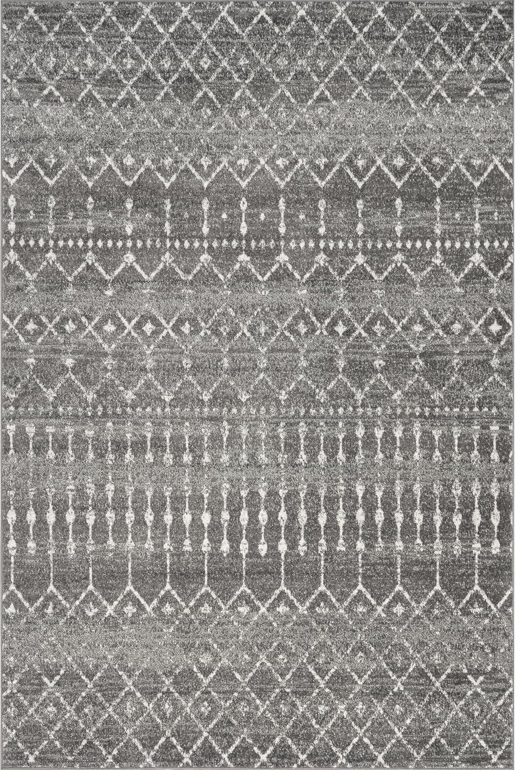 nuLOOM Moroccan Blythe Dark Grey 3' x 5' Transitional Area Rug