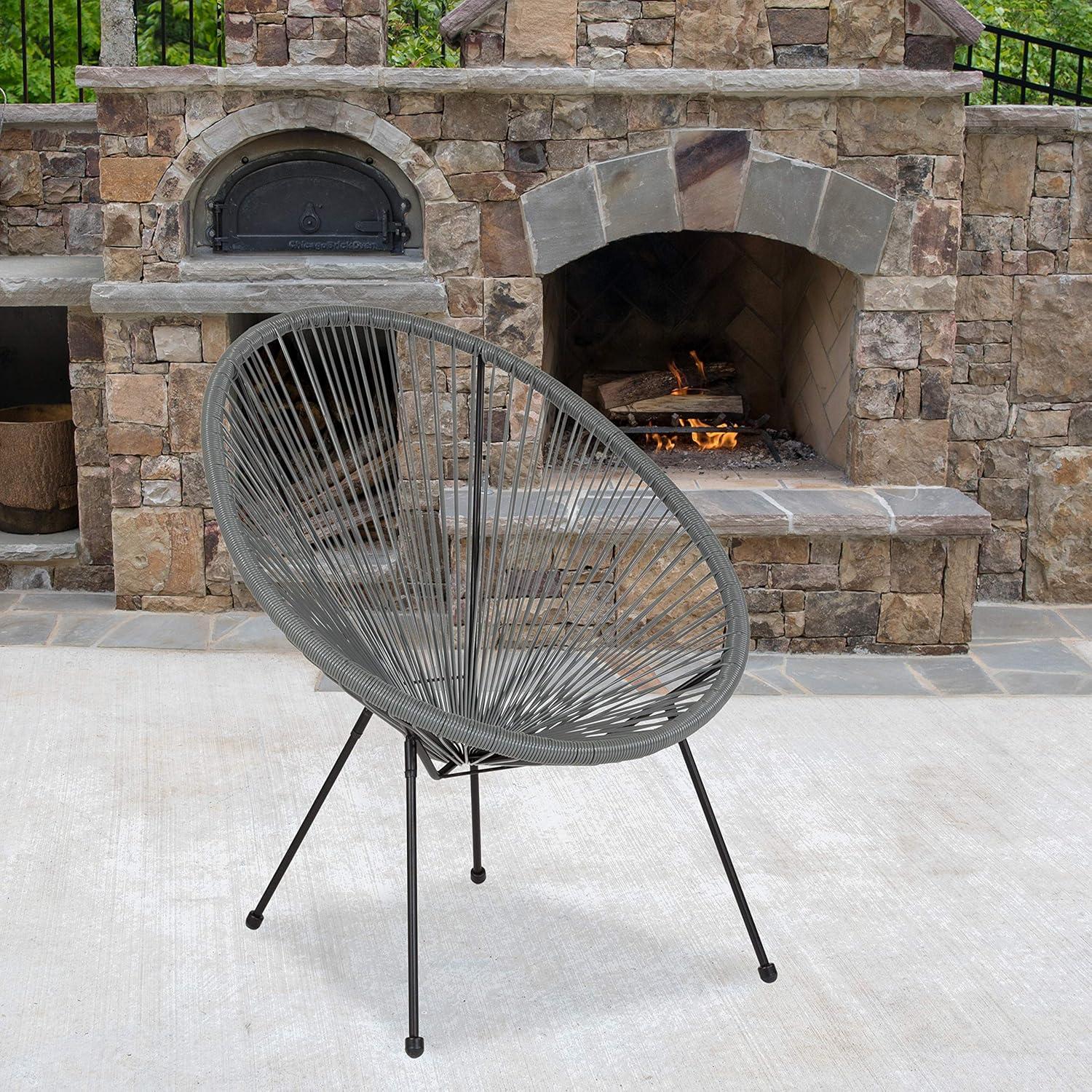 Emma and Oliver Papasan Bungee Lounge Chair