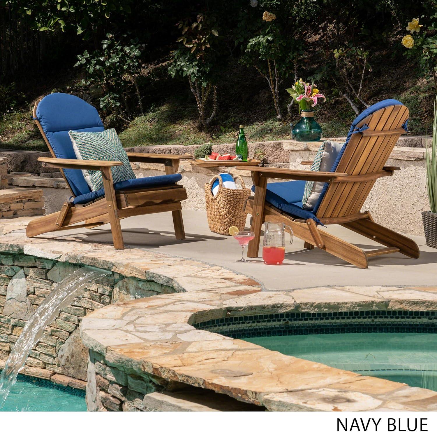 Highland Dunes Outdoor 1.5'' Adirondack Chair Back Cushion (Set of 2)