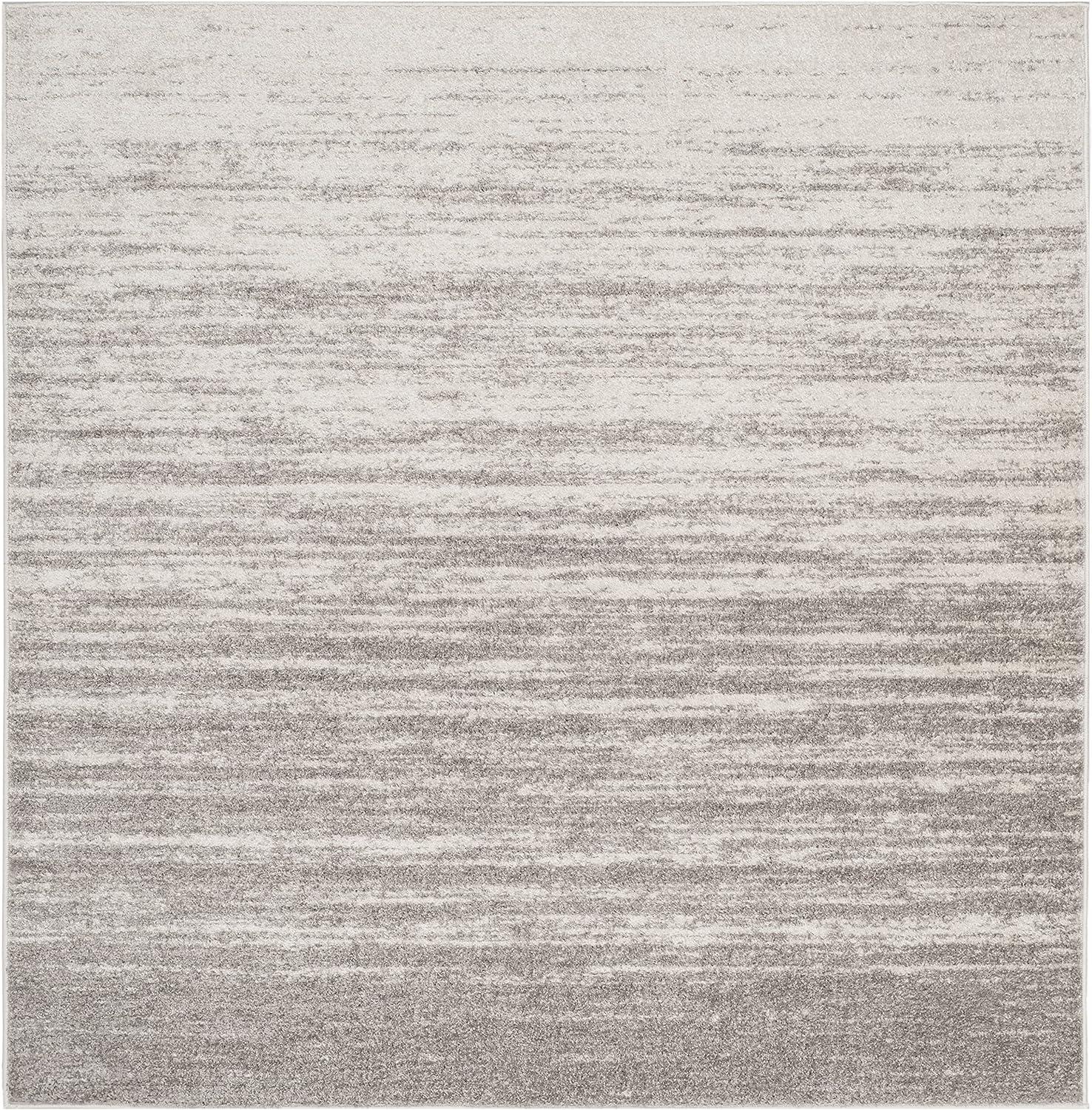 SAFAVIEH Adirondack Esmond Abstract Area Rug, Light Grey/Grey, 10' x 14'