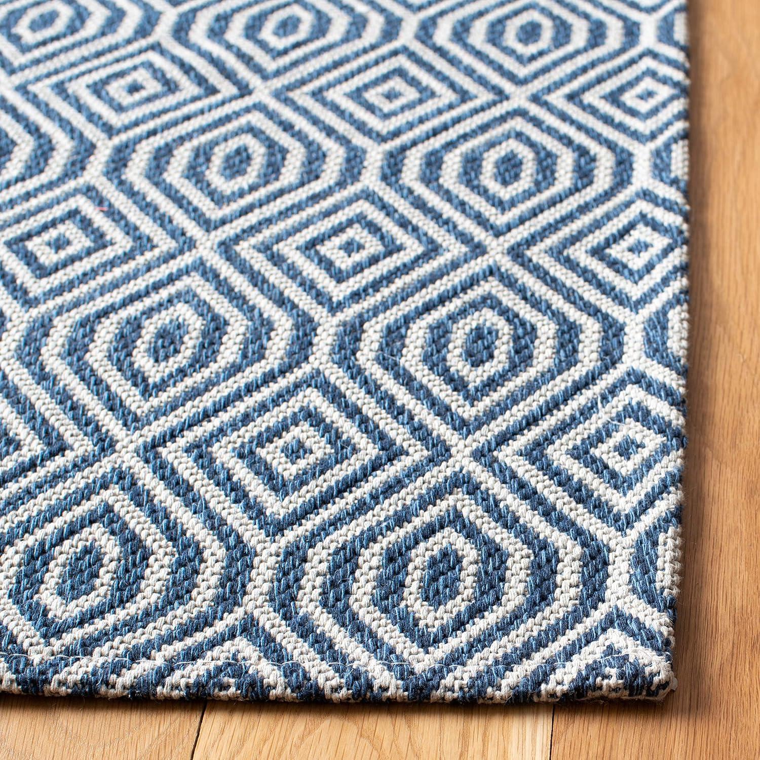 Augustine AGT401 Power Loomed Runner Rug - Navy/Light Grey - 2'x8' - Safavieh.