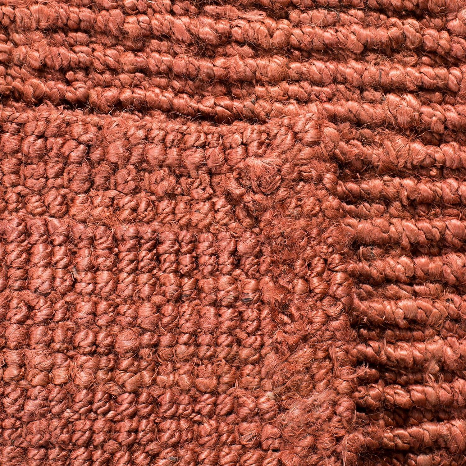 SAFAVIEH Natural Fiber Levi Braided Area Rug, Rust, 9' x 12'