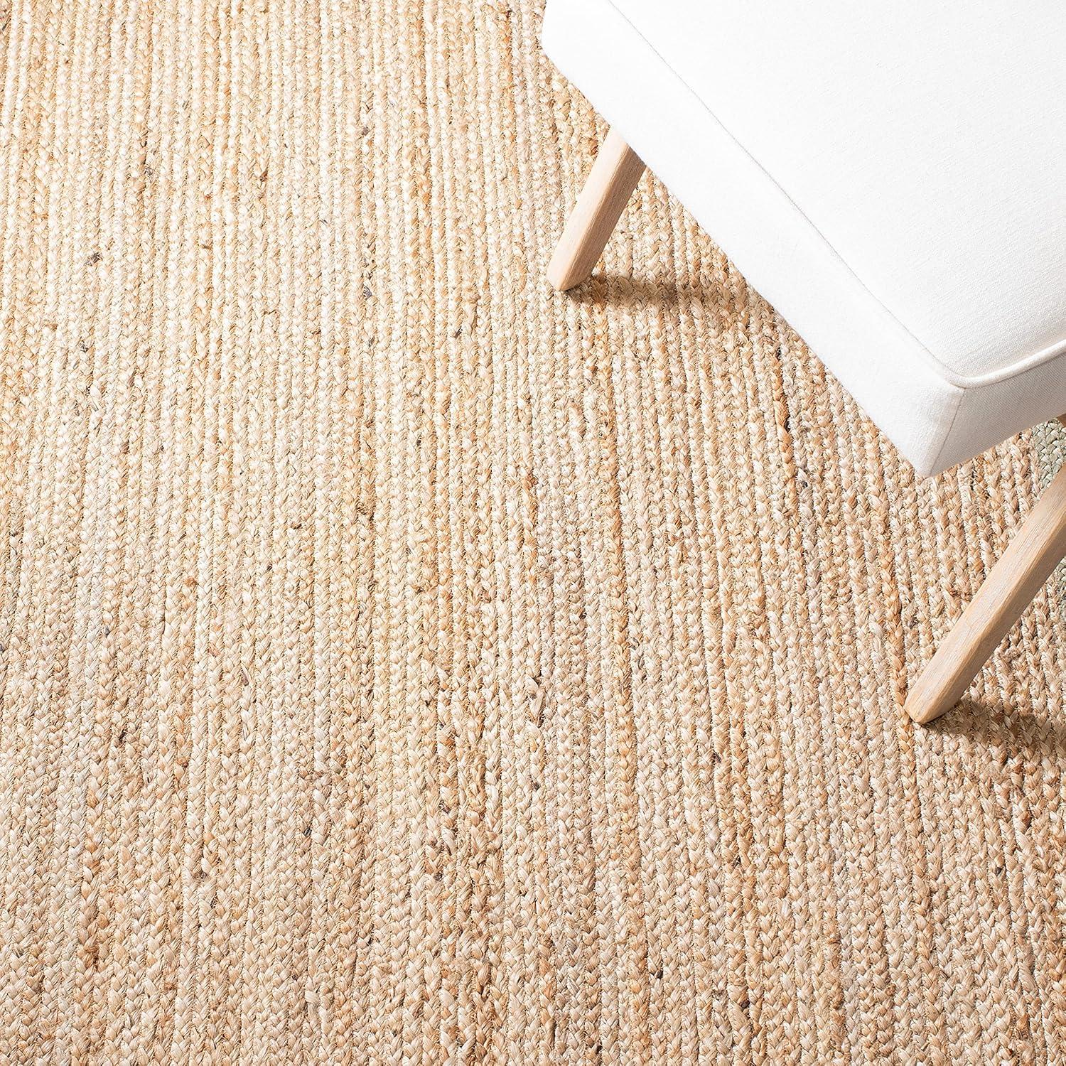 SAFAVIEH Natural Fiber Ariana Bordered Area Rug, Green/Natural, 4' x 6'