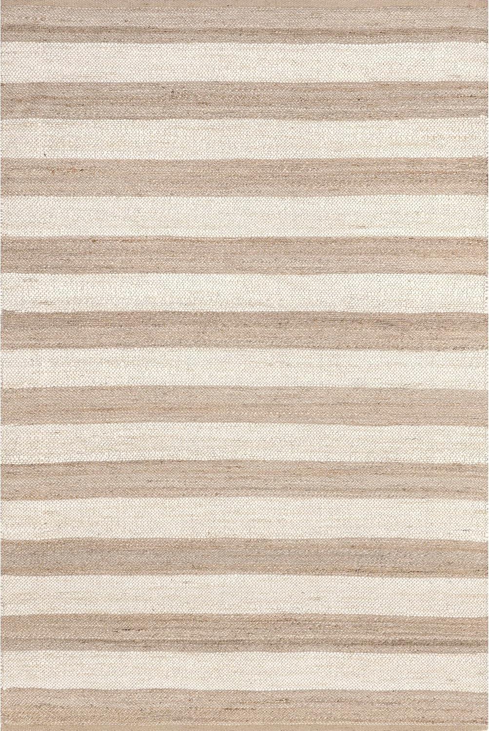 Nuloom Flatweave Alisia Stripes Jute Area Rug