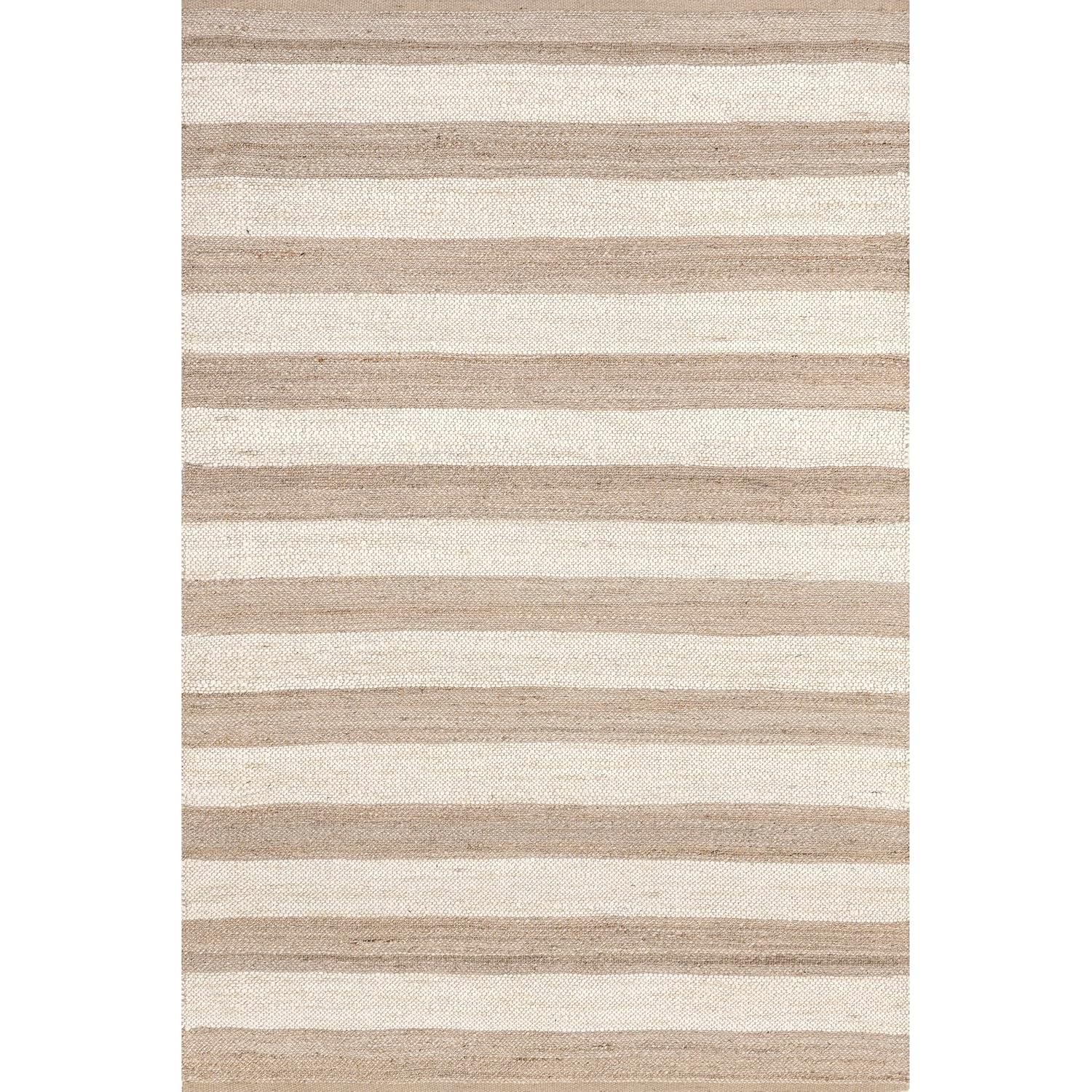 nuLOOM Flatweave Alisia Stripes Jute Area Rug