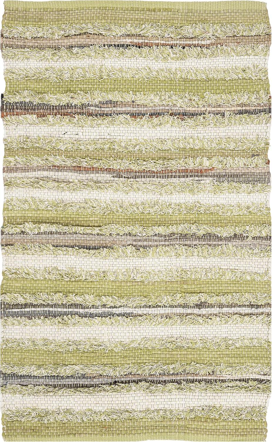 Bester Hand Woven Cotton Striped Rug